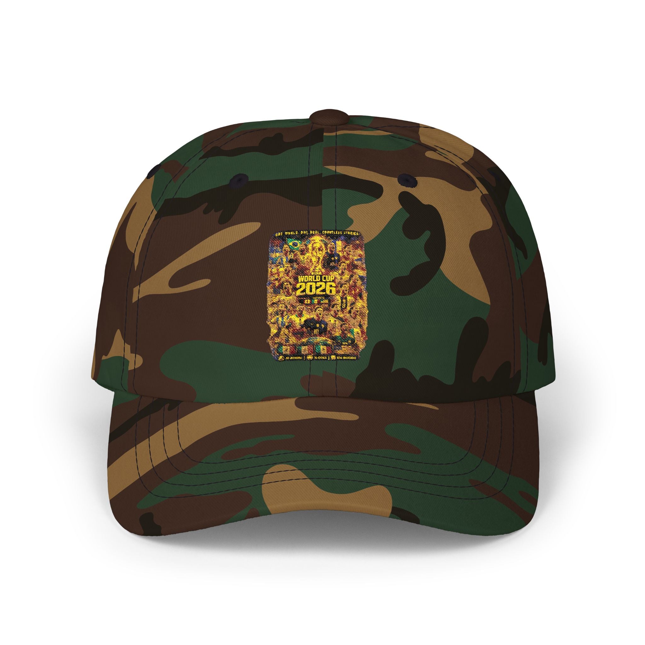 Dad Cap with Gold Glitter 2025 Patch — New Year Celebration Baseball Hat