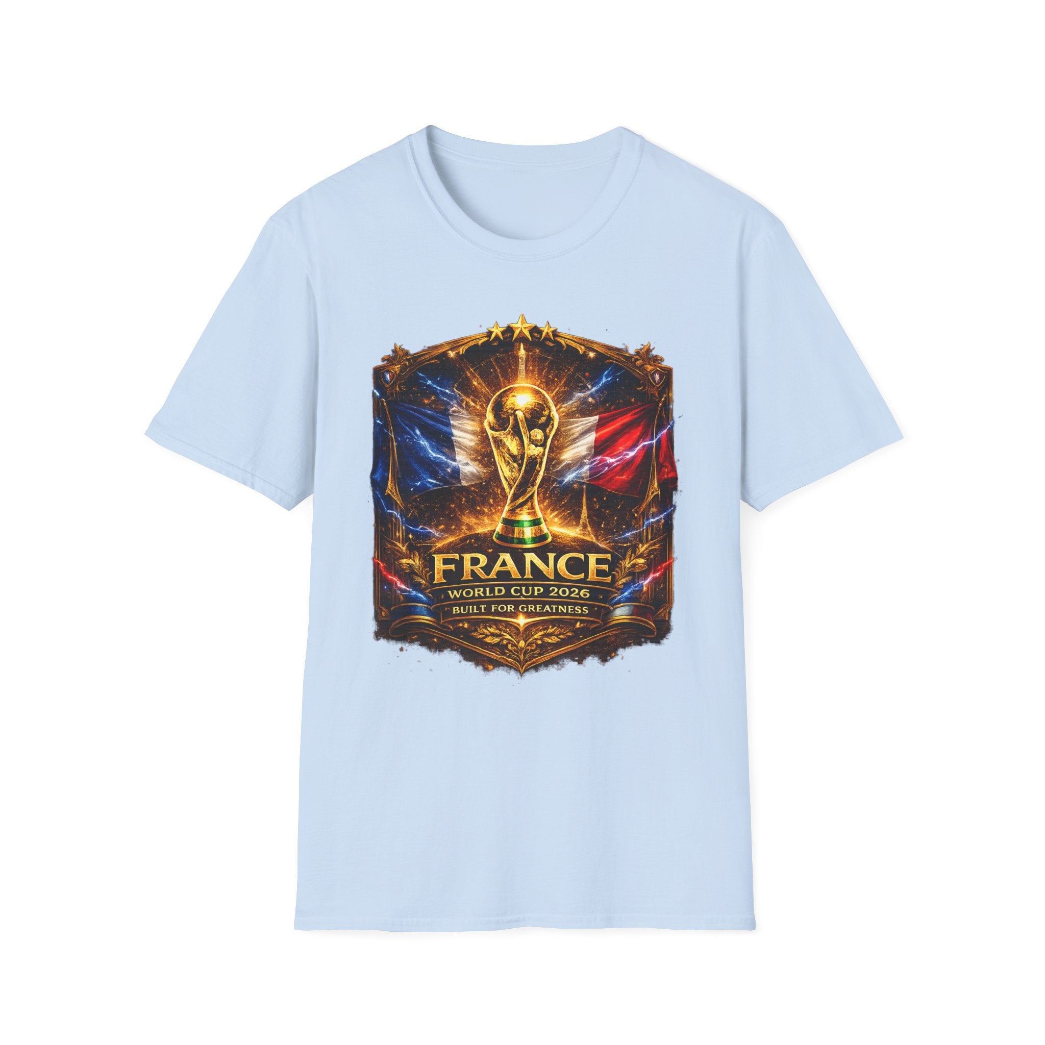 France World Cup Trophy T-Shirt — Golden FIFA Champion Graphic Tee