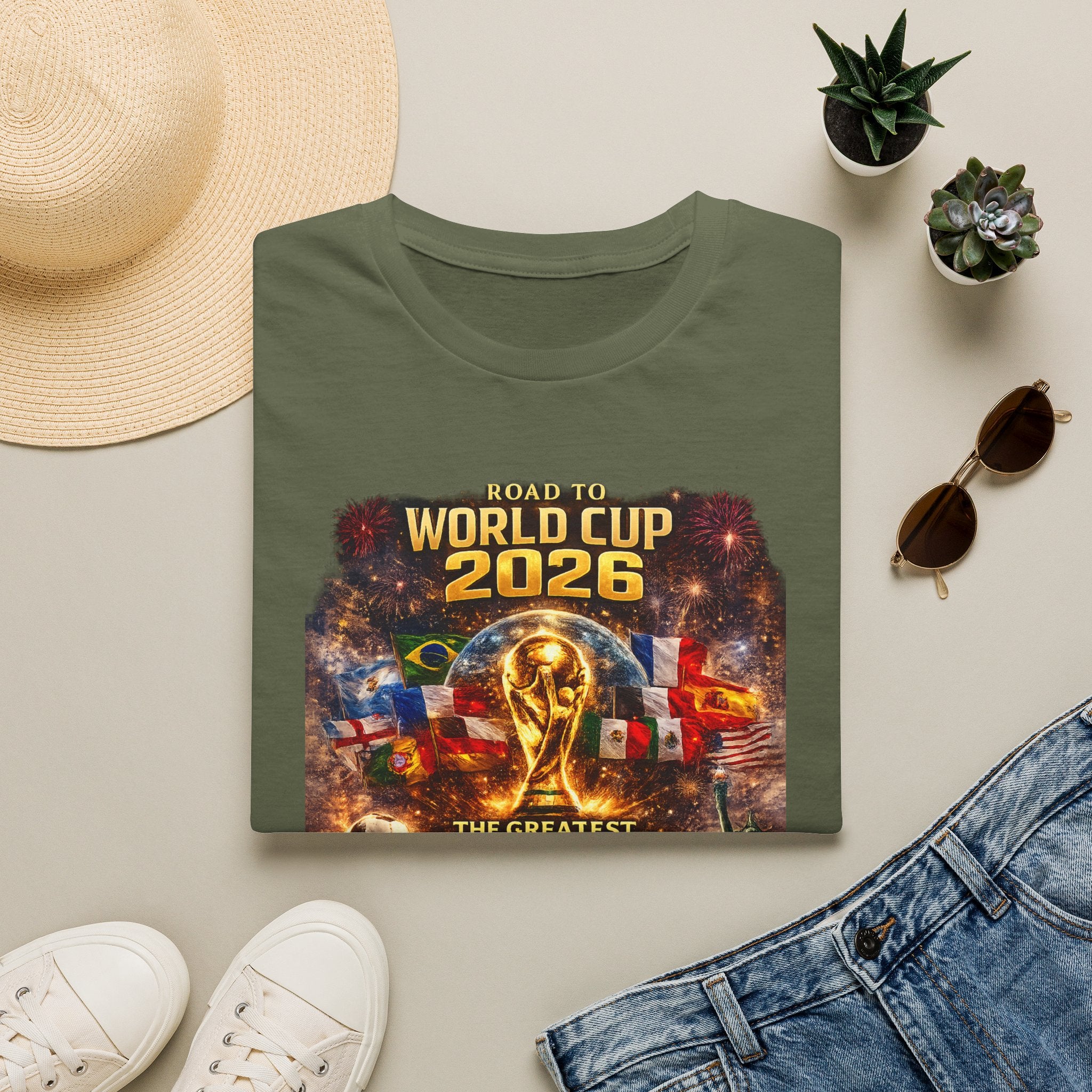 World Cup 2026 T-Shirt — Road to World Cup Graphic Soccer Tee