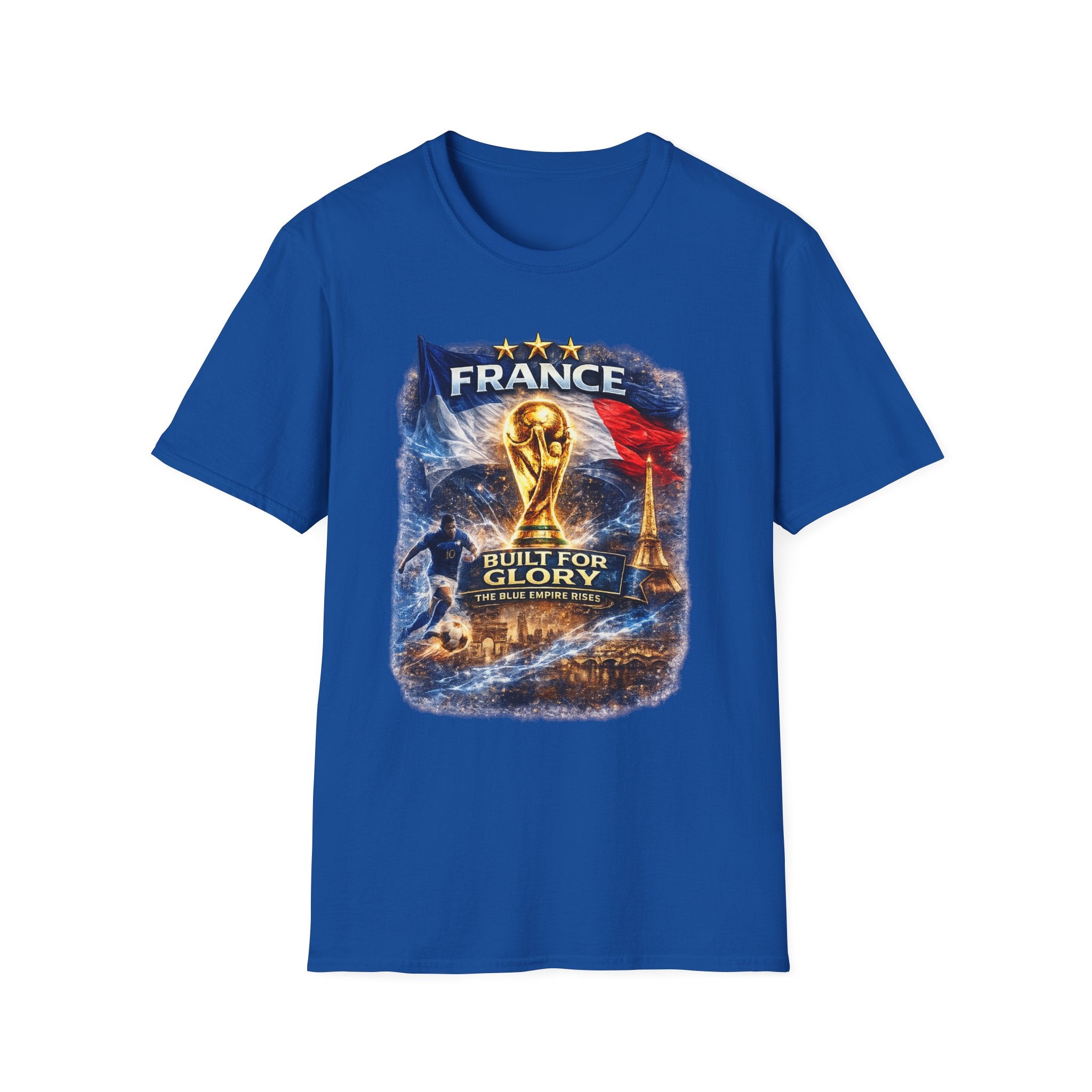 France World Cup Trophy T-Shirt — Built for Glory Soccer Fan Tee
