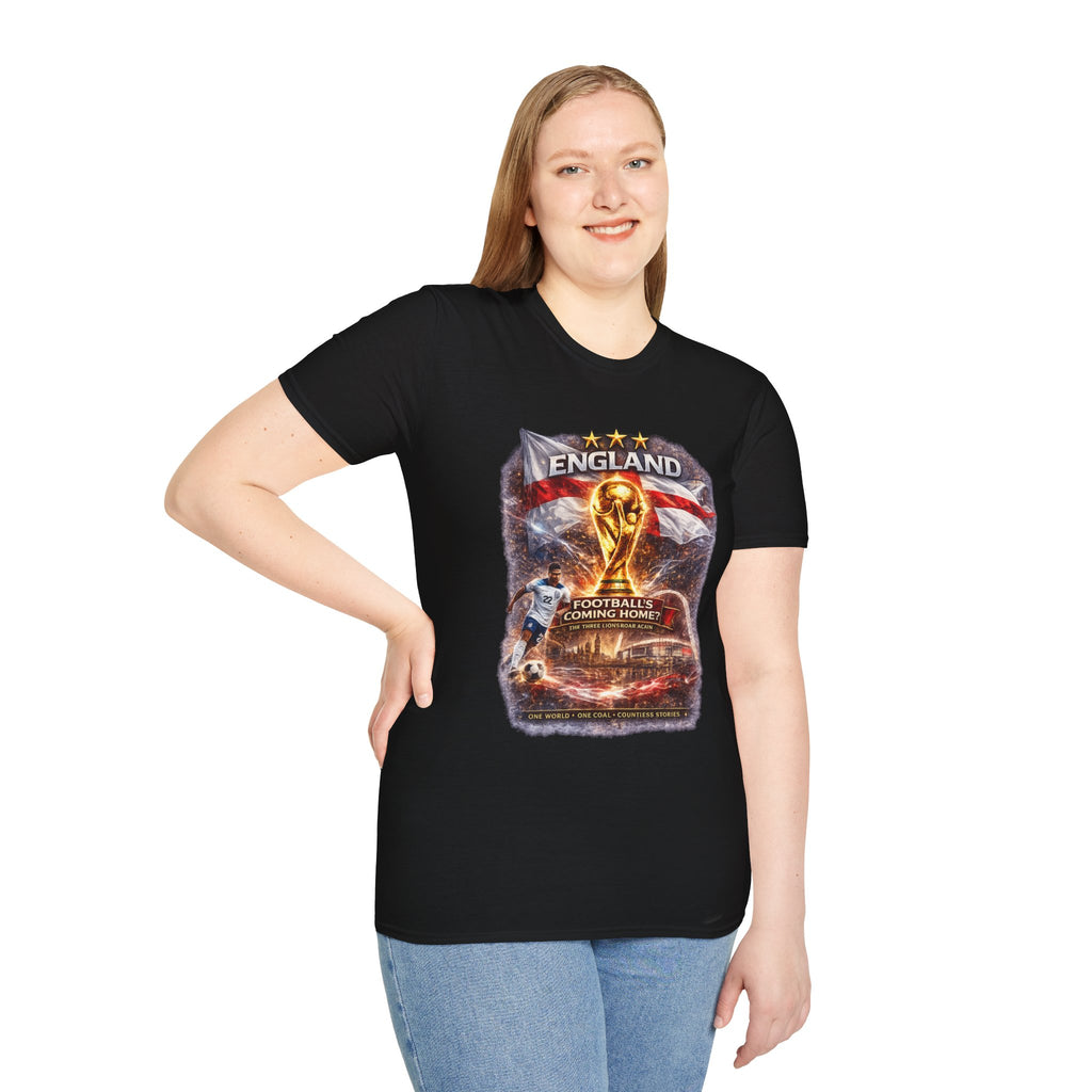 England World Cup 2026 T-Shirt — "Football's Coming Home"
