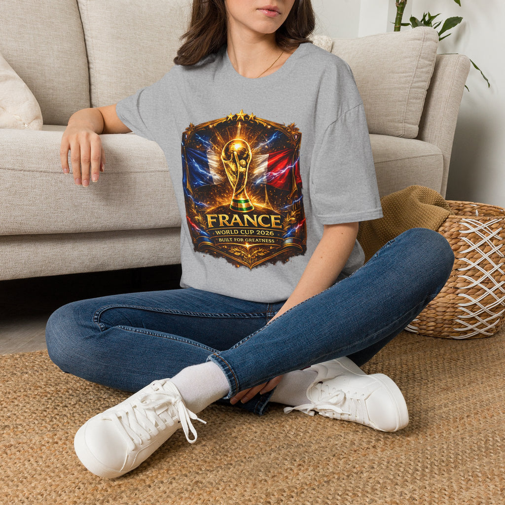 France World Cup Trophy T-Shirt — Golden FIFA Champion Graphic Tee