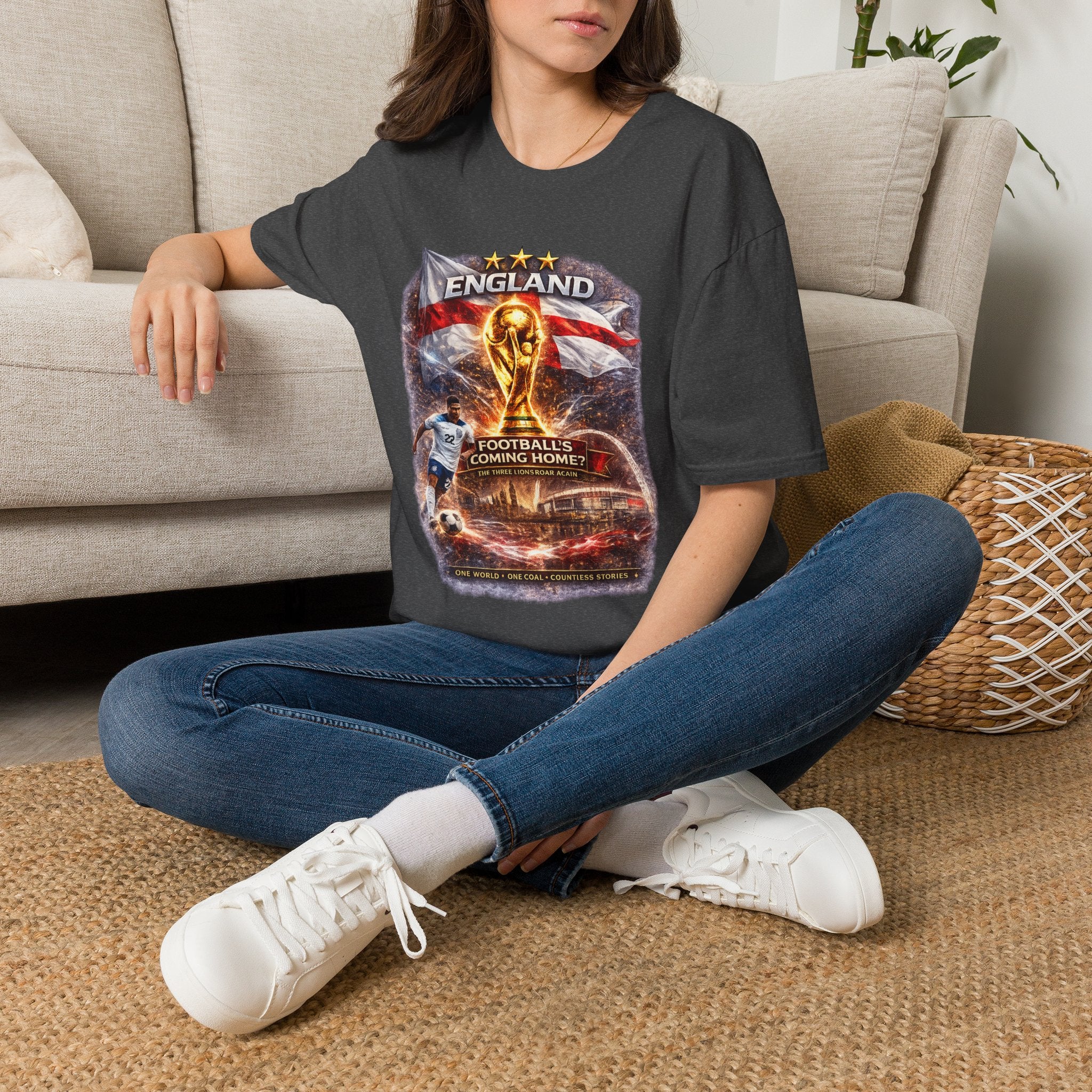 England World Cup 2026 T-Shirt — "Football's Coming Home"