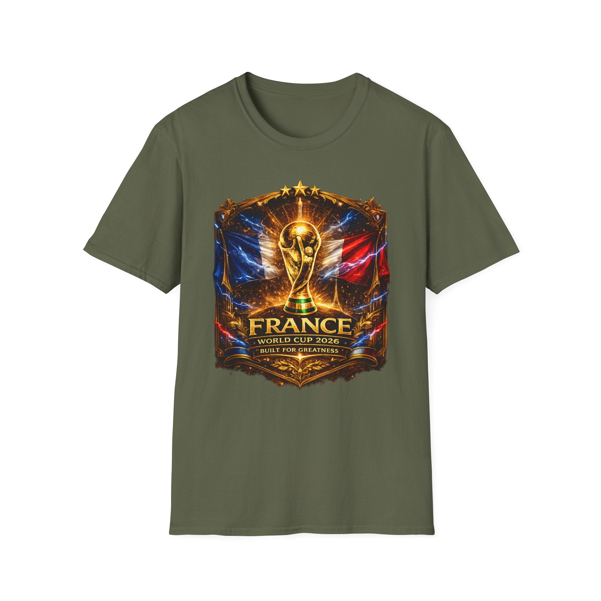 France World Cup Trophy T-Shirt — Golden FIFA Champion Graphic Tee