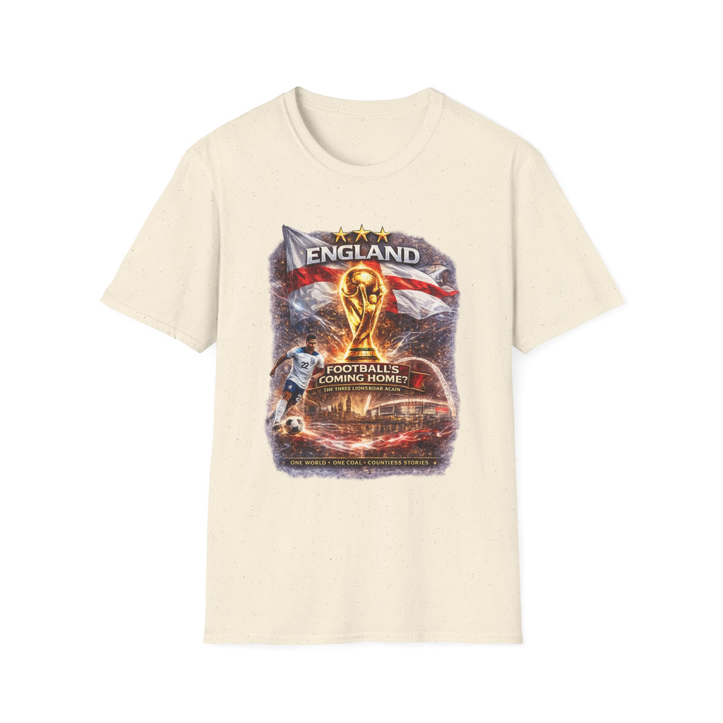 England World Cup 2026 T-Shirt — "Football's Coming Home"