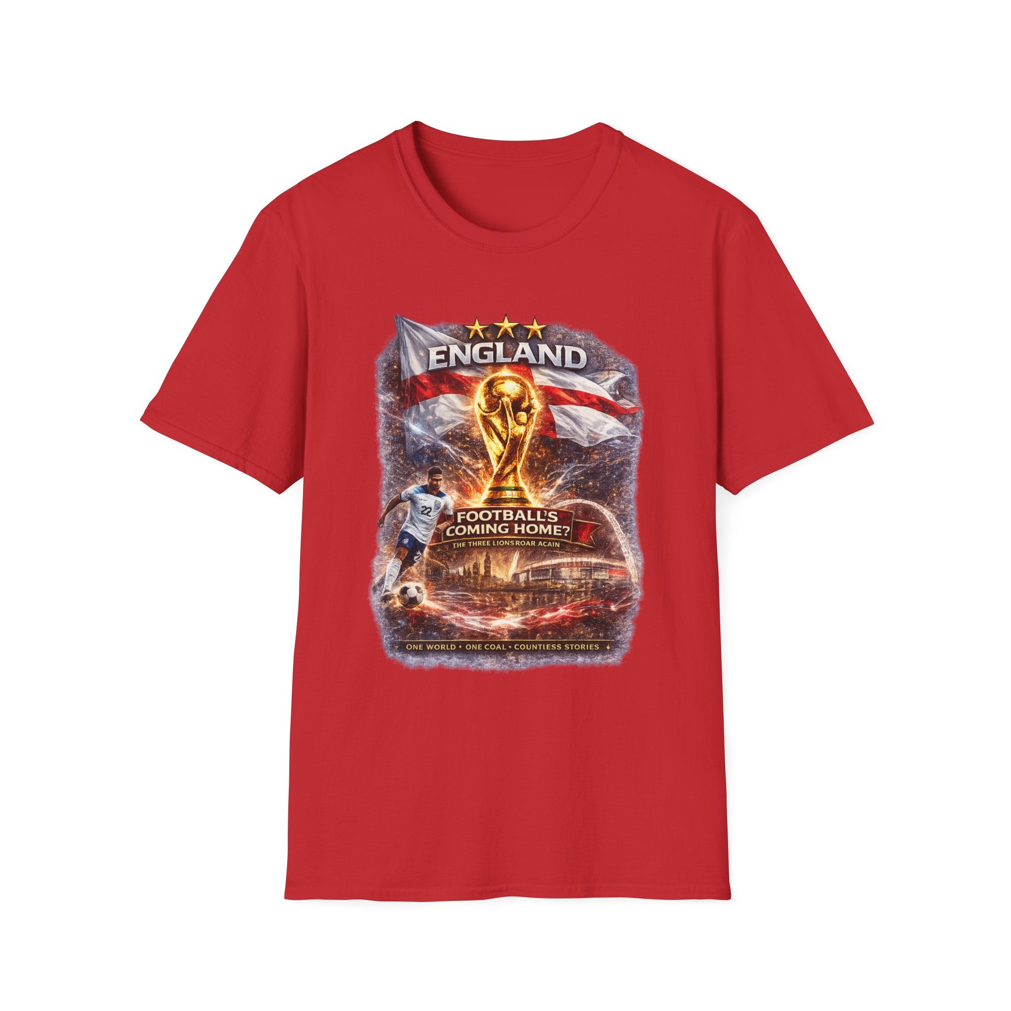 England World Cup 2026 T-Shirt — "Football's Coming Home"