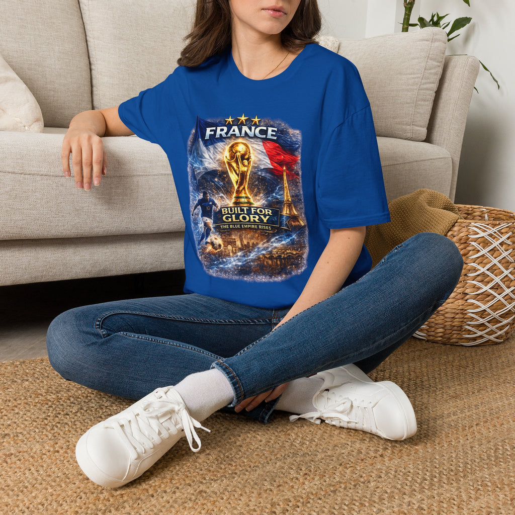 France World Cup Trophy T-Shirt — Built for Glory Soccer Fan Tee