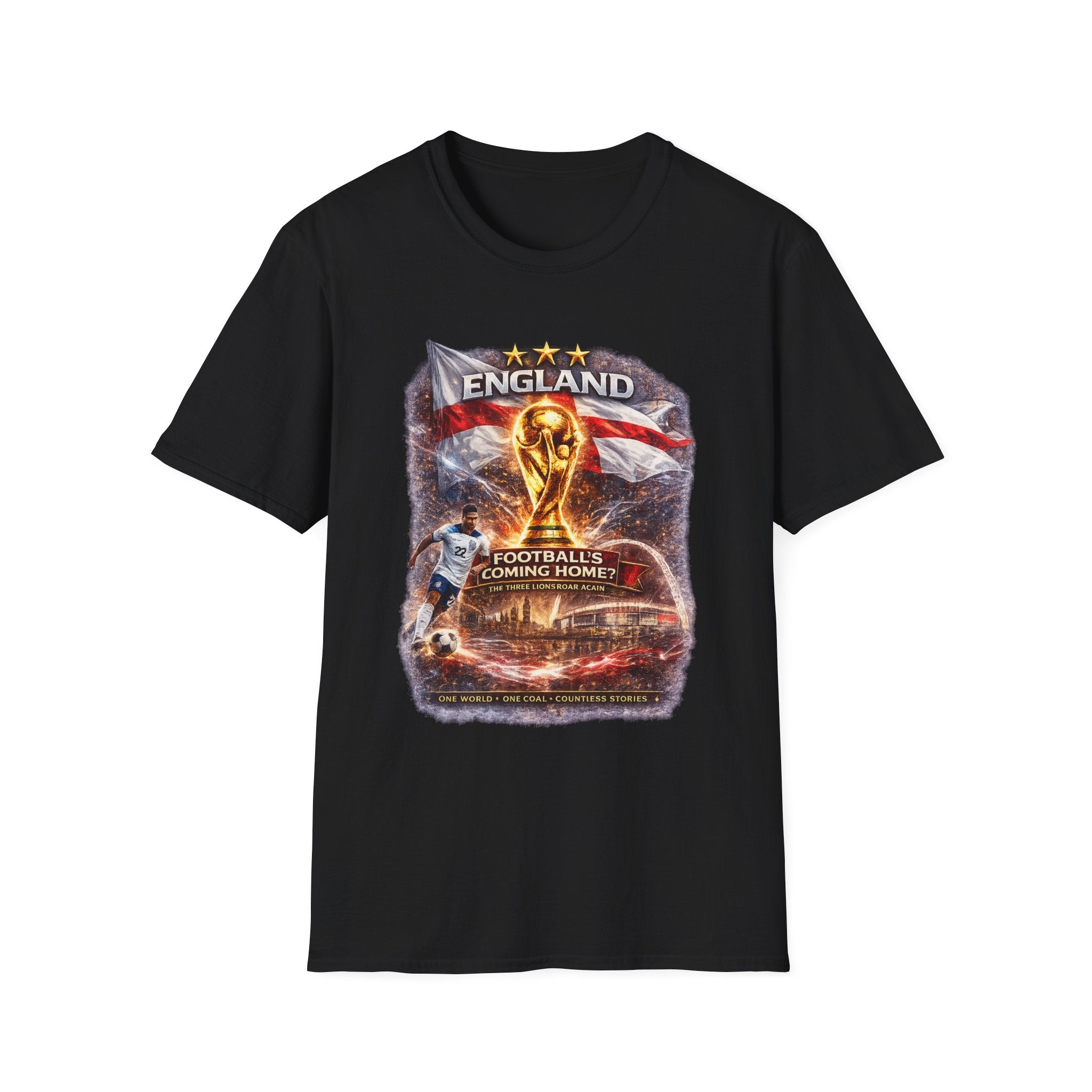 England World Cup 2026 T-Shirt — "Football's Coming Home"