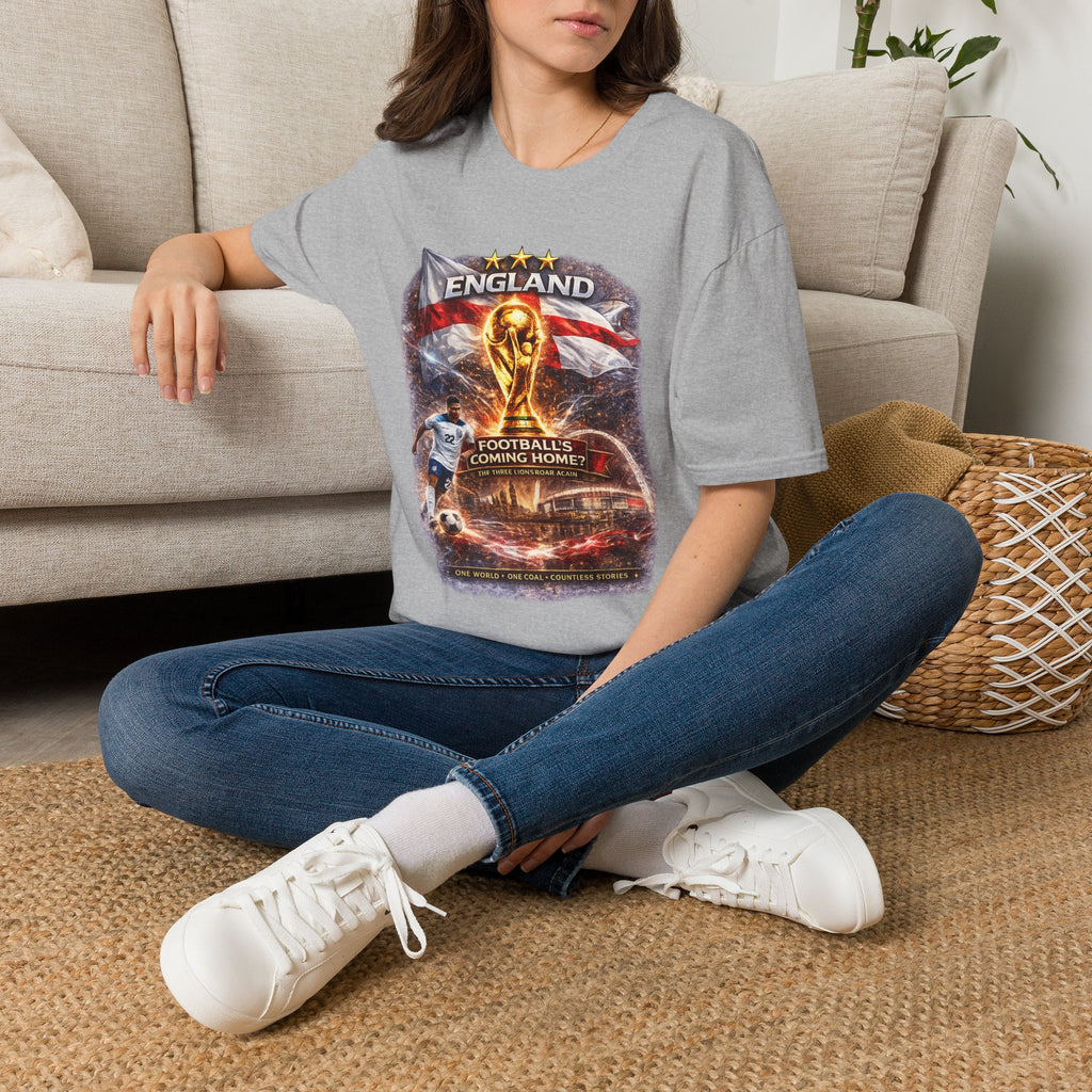 England World Cup 2026 T-Shirt — "Football's Coming Home"