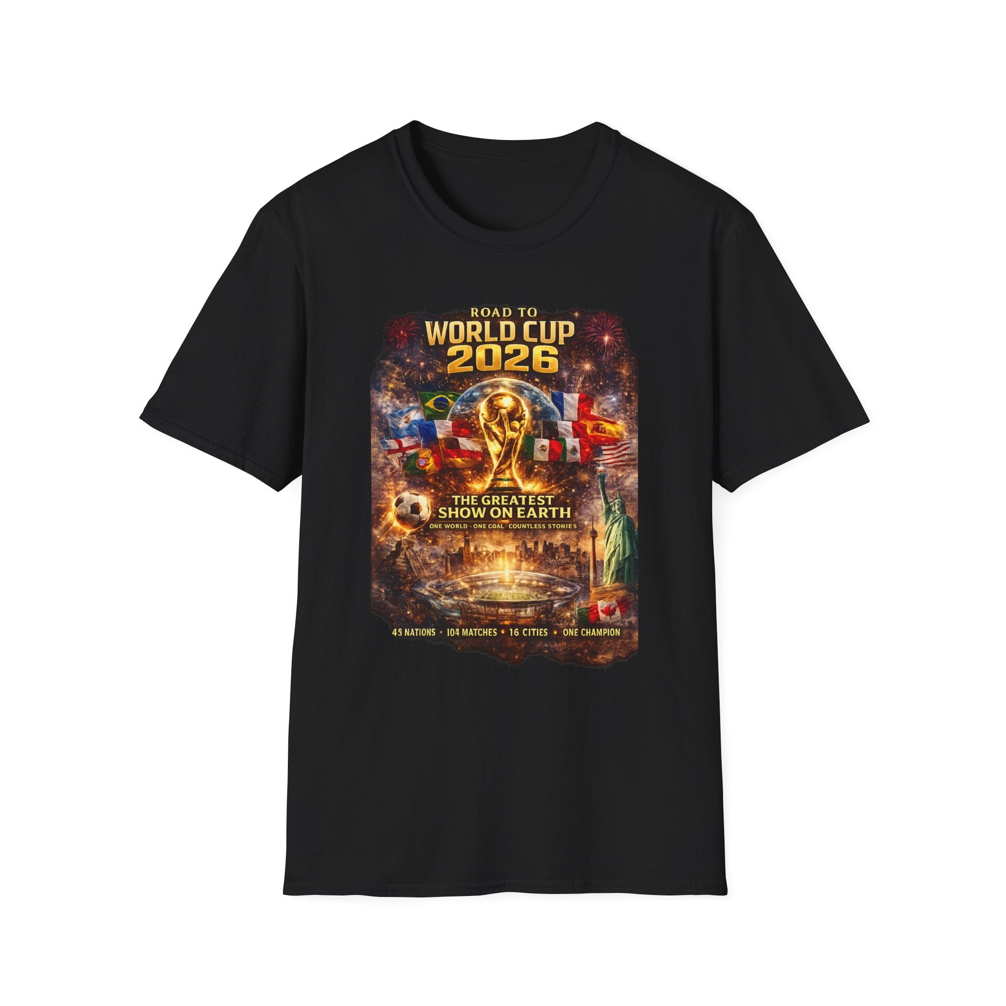 World Cup 2026 T-Shirt — Road to World Cup Graphic Soccer Tee