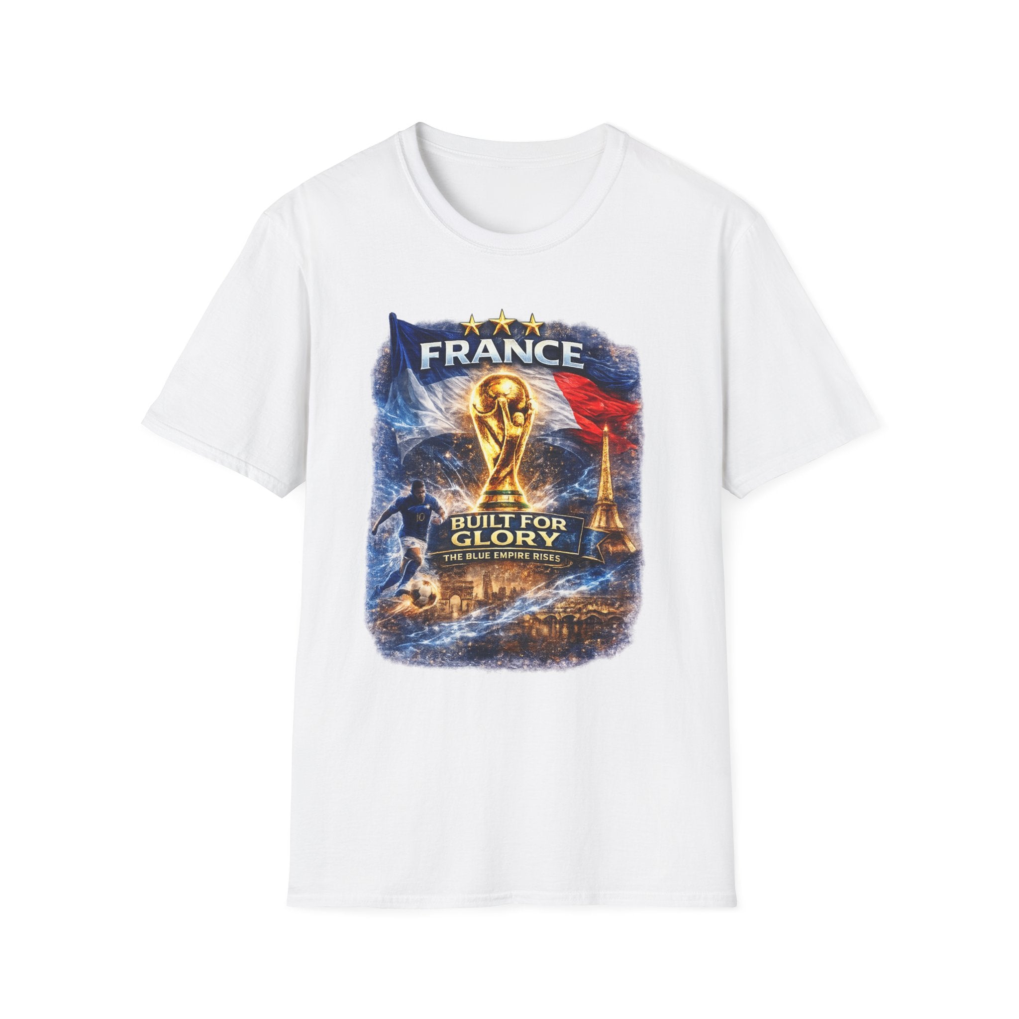 France World Cup Trophy T-Shirt — Built for Glory Soccer Fan Tee