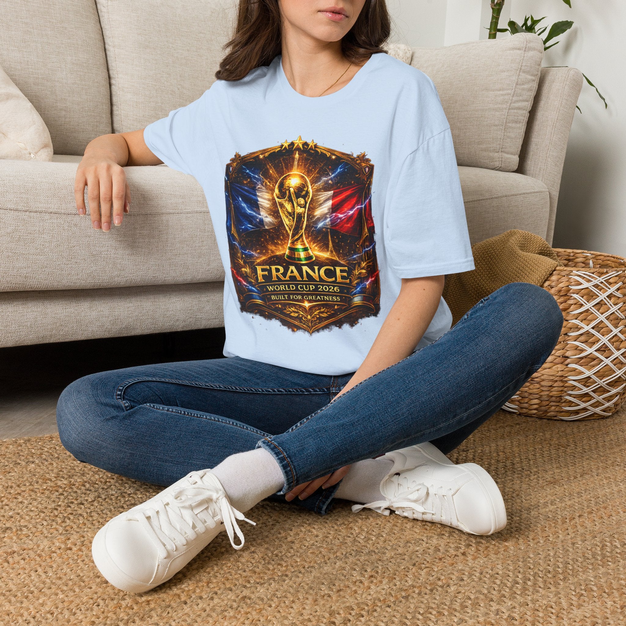 France World Cup Trophy T-Shirt — Golden FIFA Champion Graphic Tee