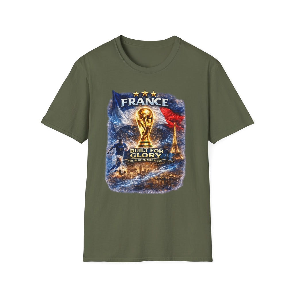 France World Cup Trophy T-Shirt — Built for Glory Soccer Fan Tee