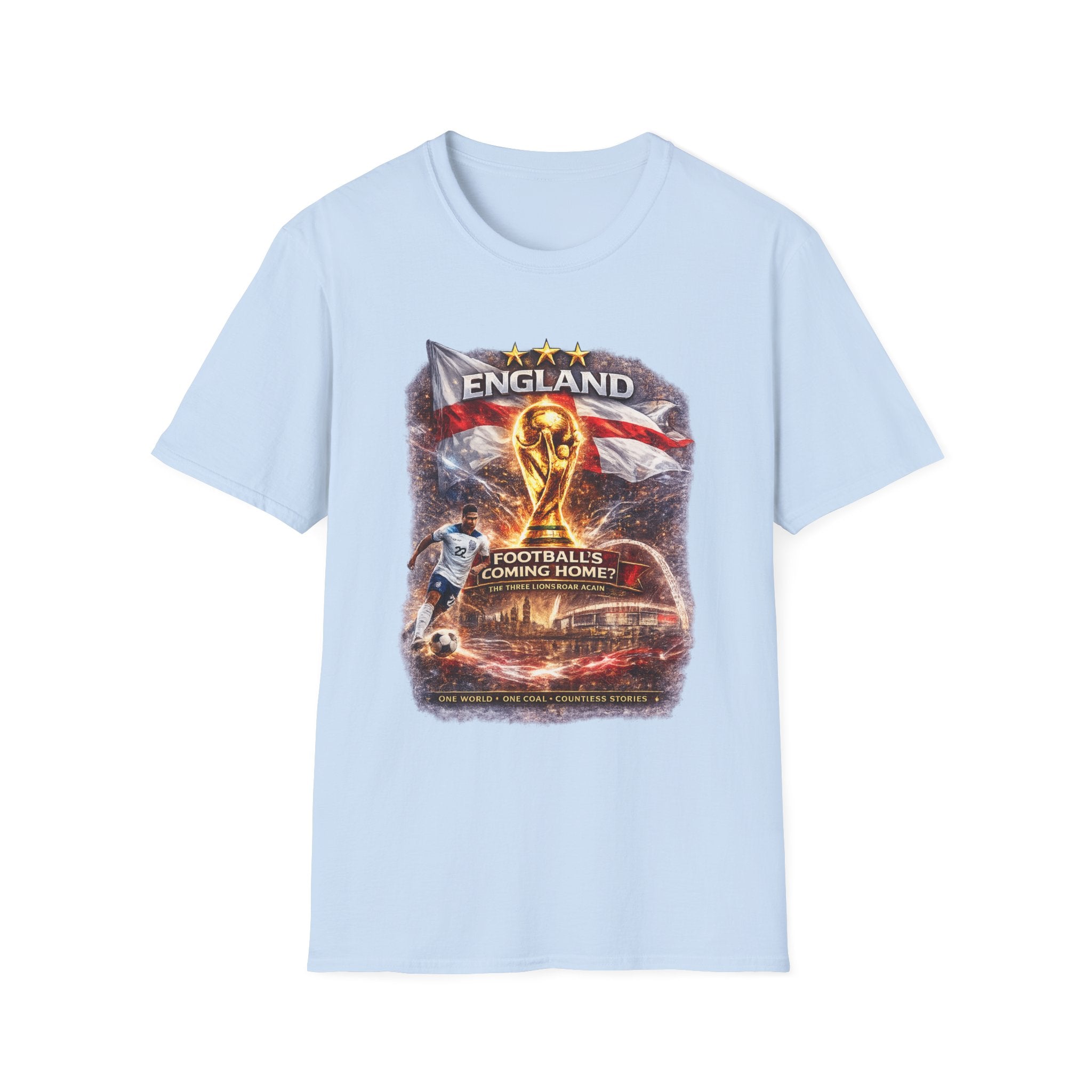 England World Cup 2026 T-Shirt — "Football's Coming Home"