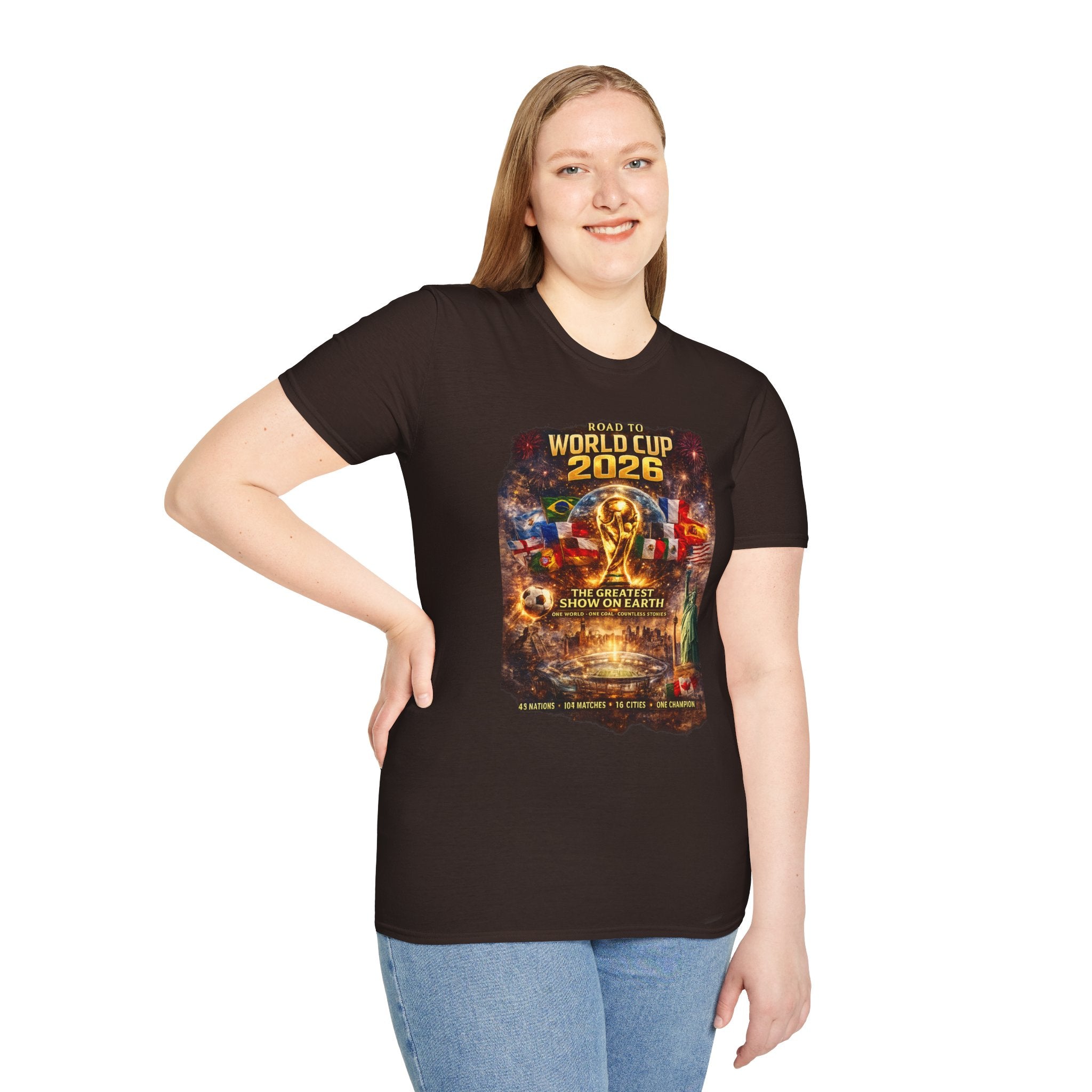 World Cup 2026 T-Shirt — Road to World Cup Graphic Soccer Tee
