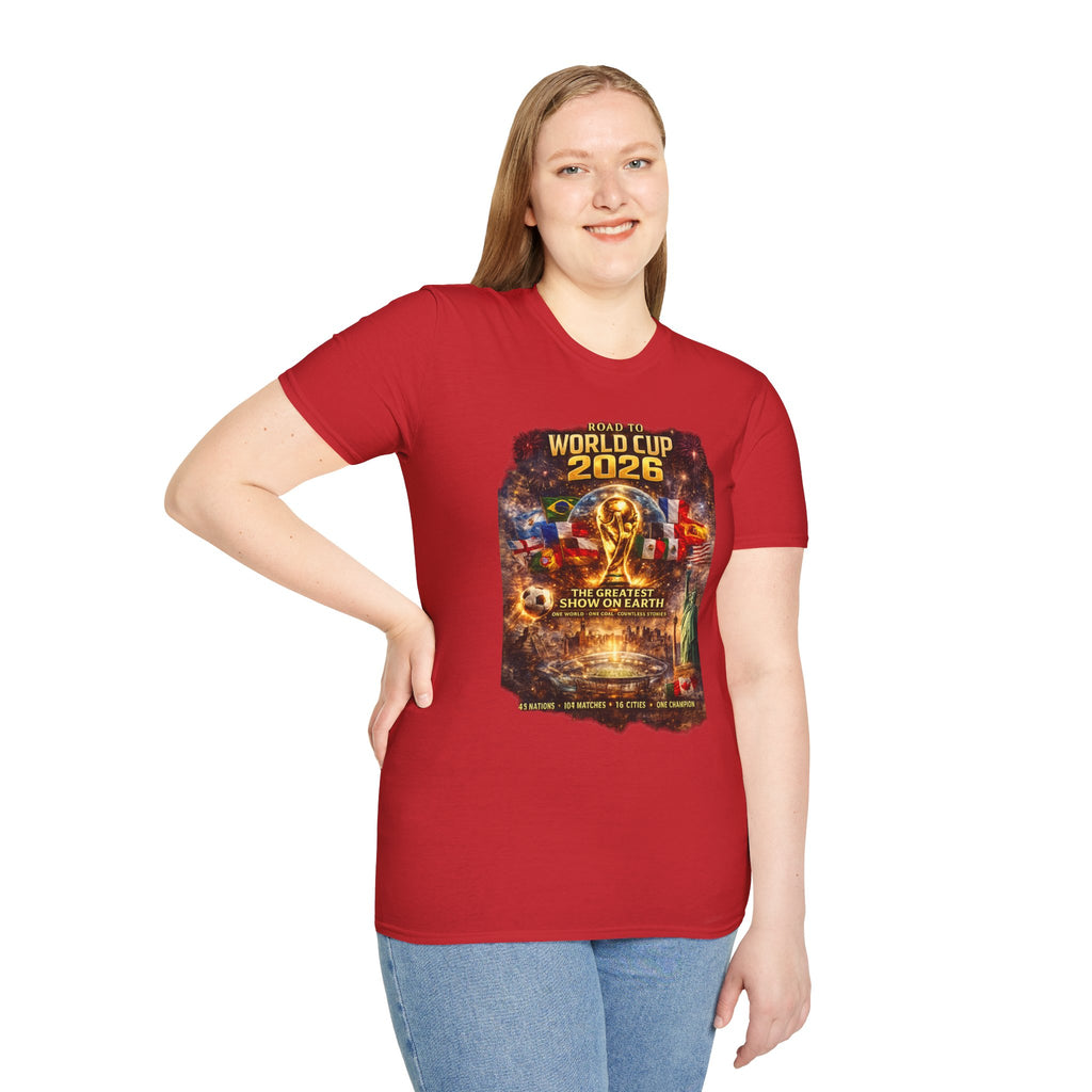 World Cup 2026 T-Shirt — Road to World Cup Graphic Soccer Tee