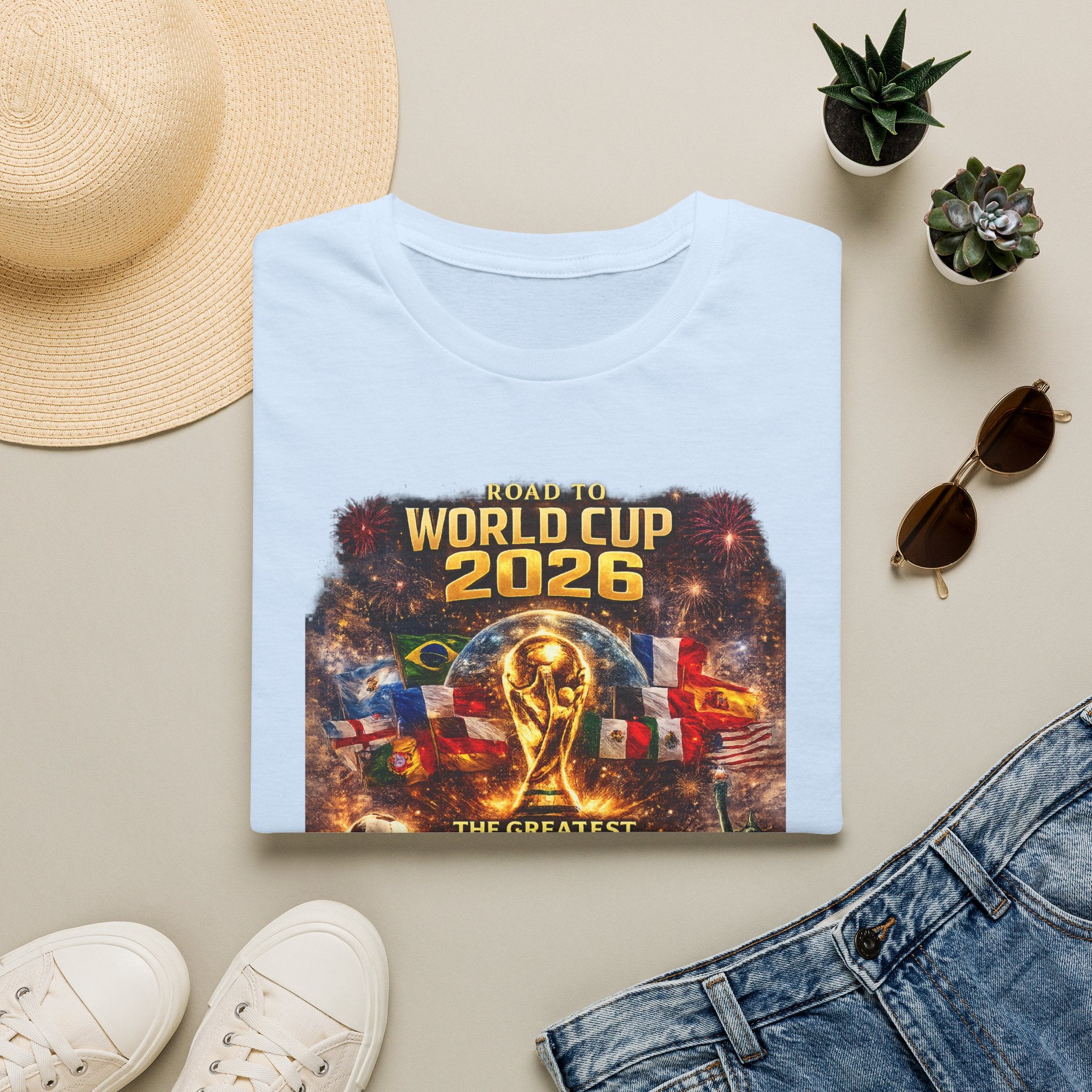 World Cup 2026 T-Shirt — Road to World Cup Graphic Soccer Tee