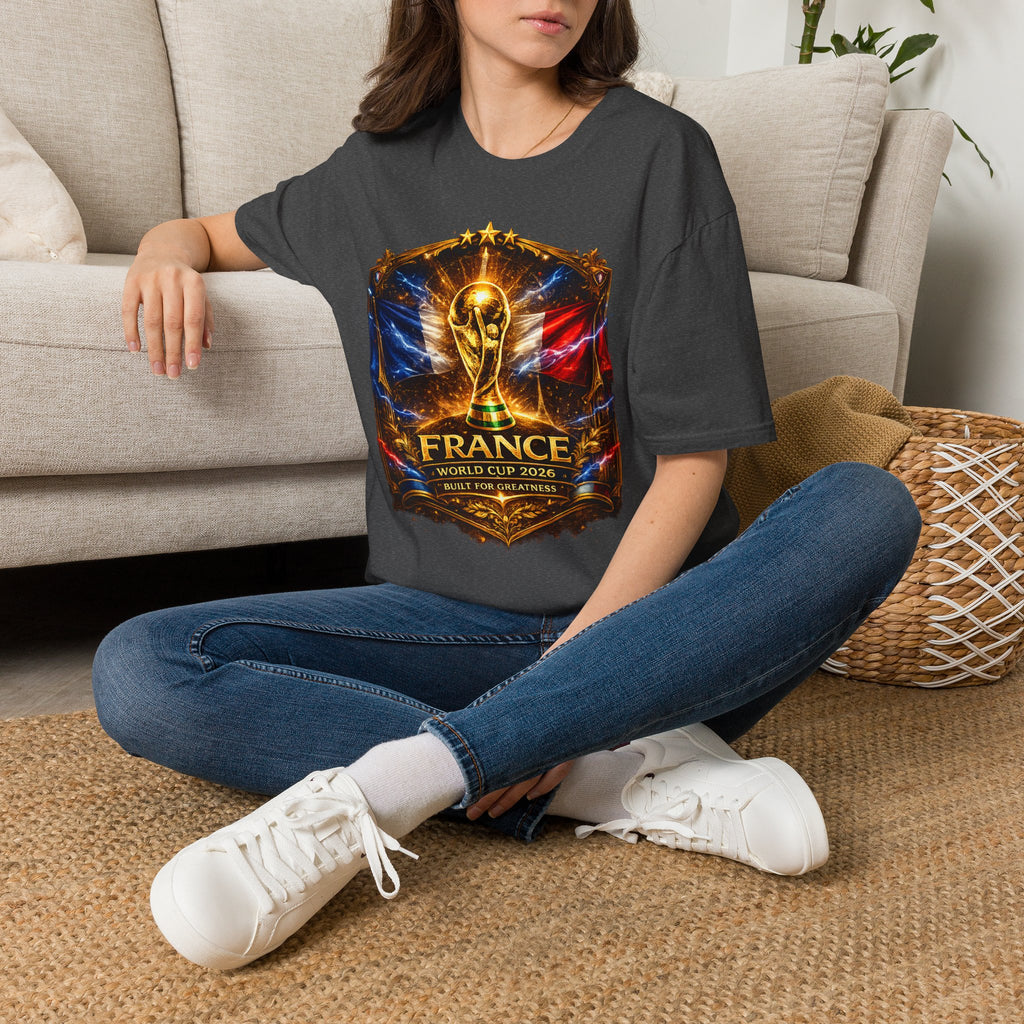 France World Cup Trophy T-Shirt — Golden FIFA Champion Graphic Tee