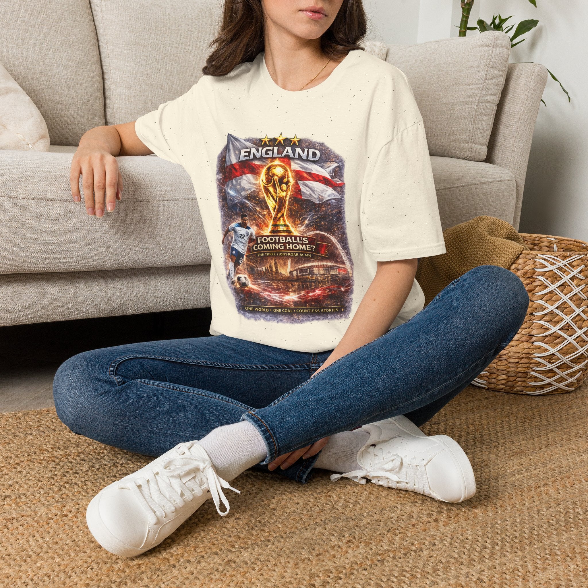 England World Cup 2026 T-Shirt — "Football's Coming Home"