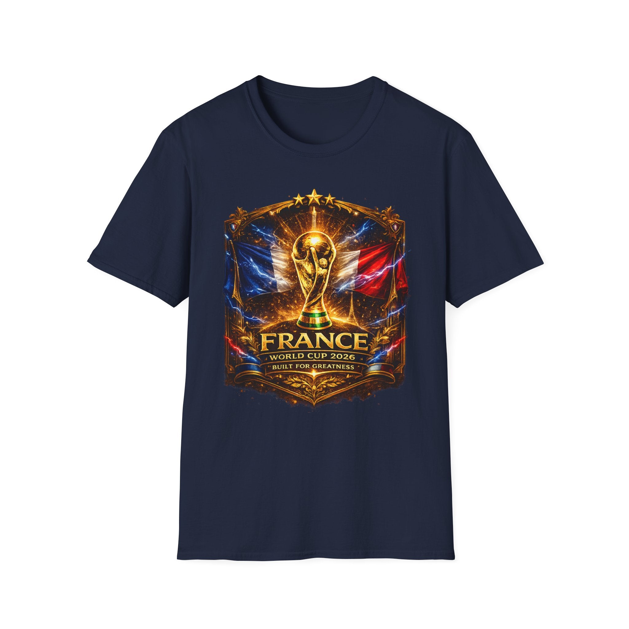 France World Cup Trophy T-Shirt — Golden FIFA Champion Graphic Tee
