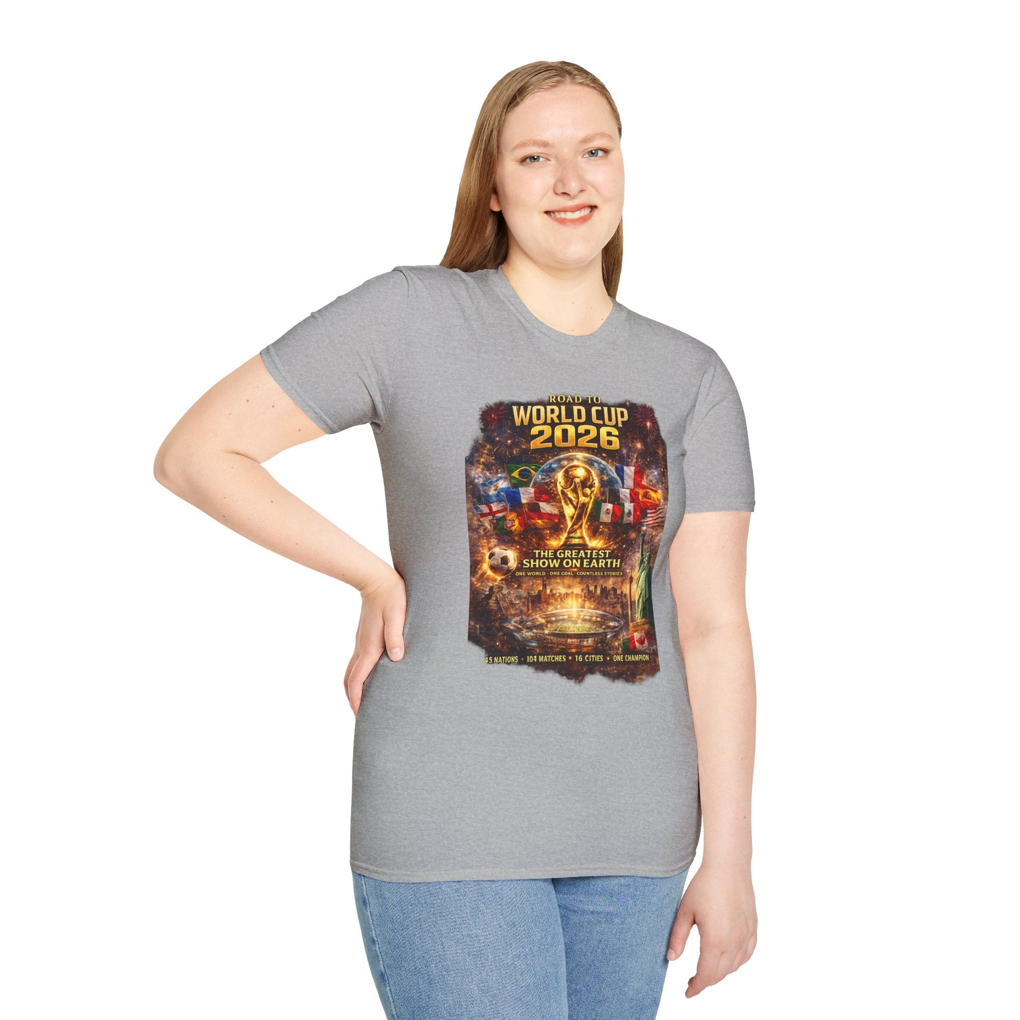 World Cup 2026 T-Shirt — Road to World Cup Graphic Soccer Tee