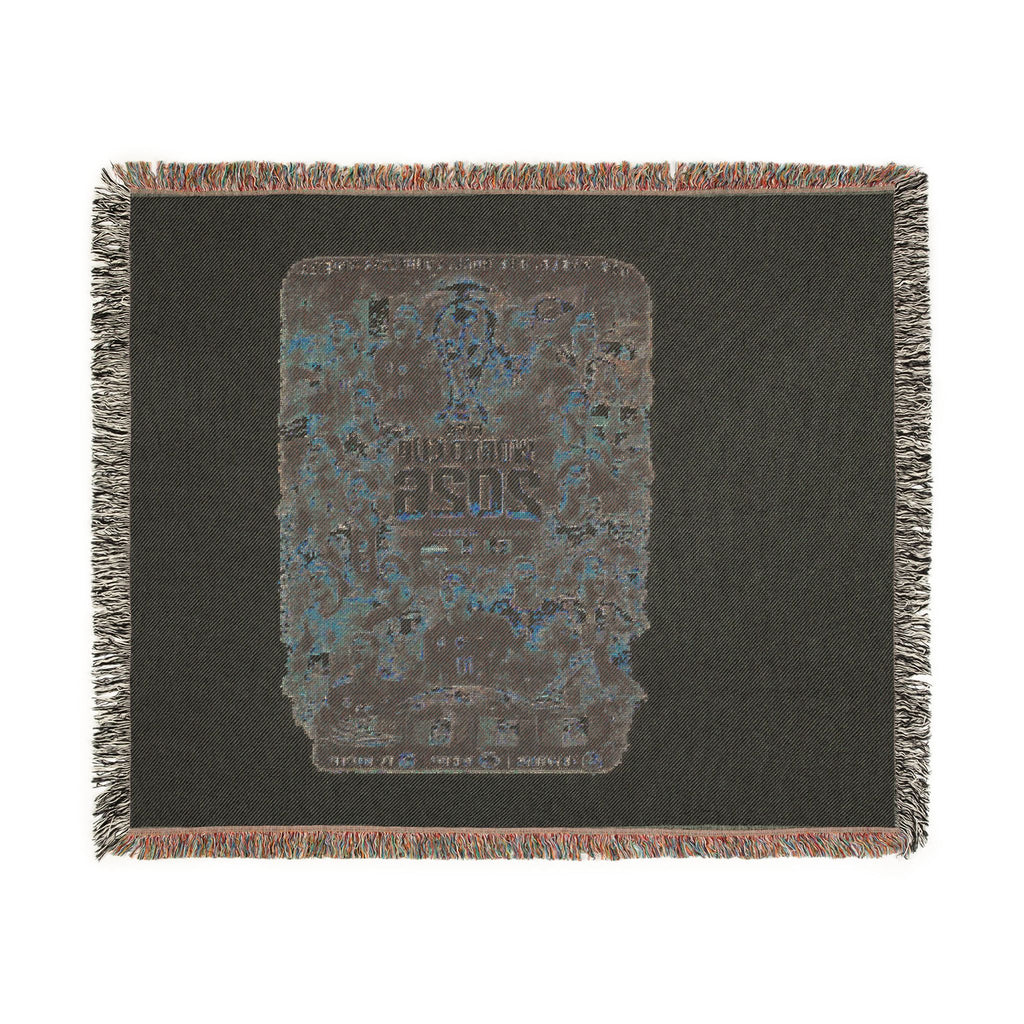 Woven Blanket — Retro Arcade '2026' Pixel Art Throw