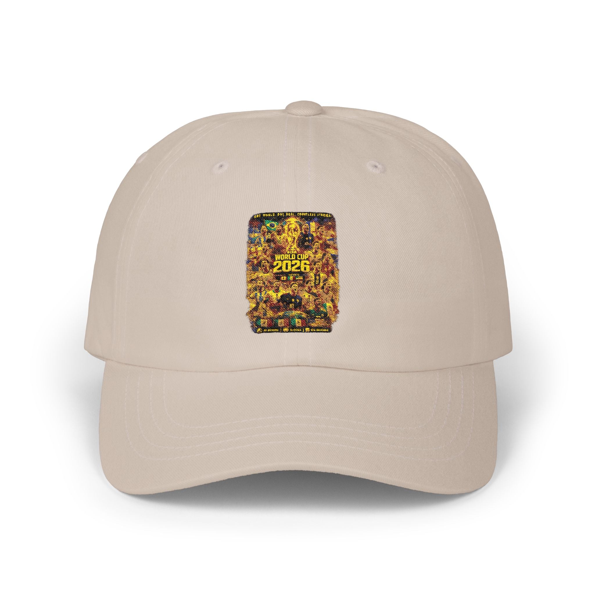 Dad Cap with Gold Glitter 2025 Patch — New Year Celebration Baseball Hat