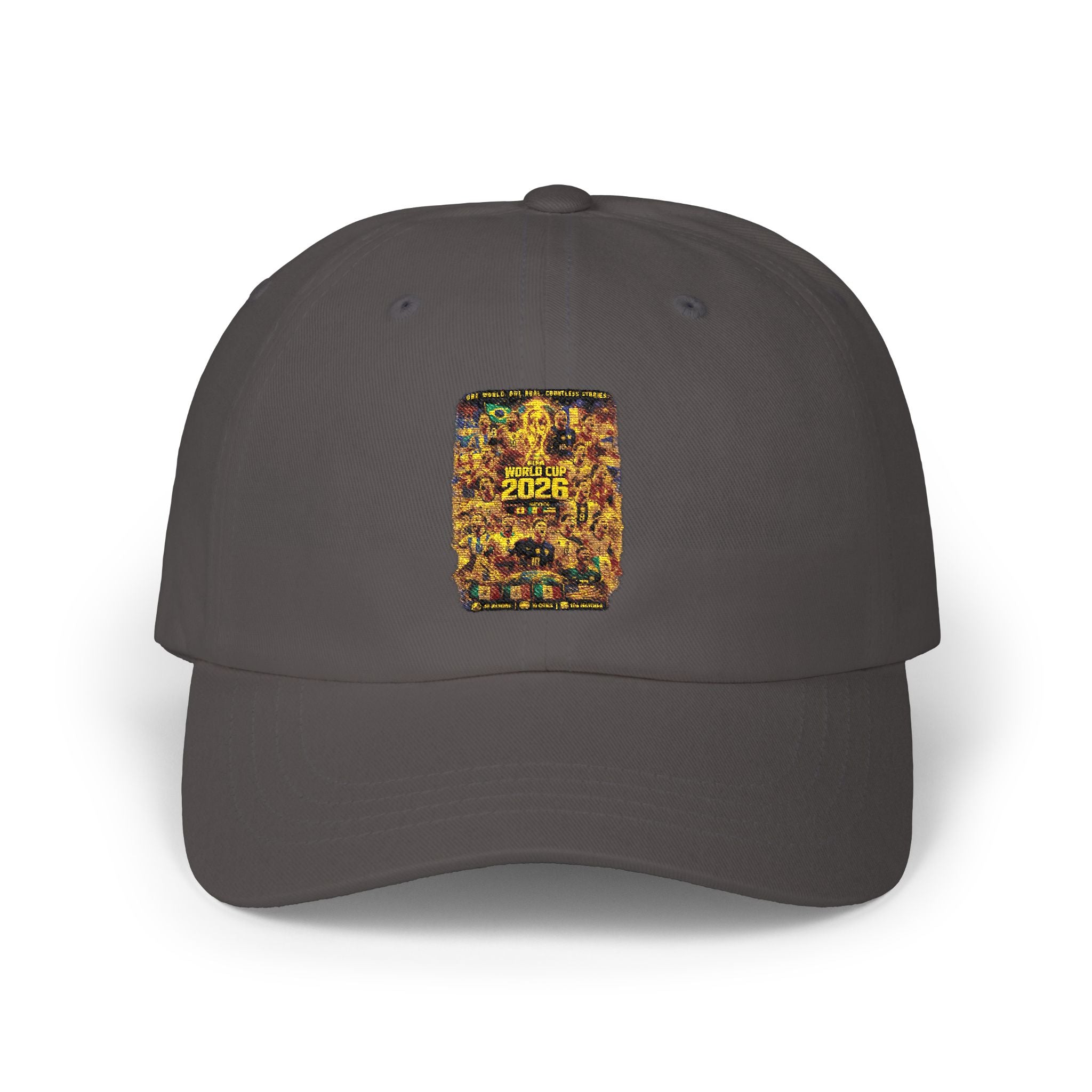 Dad Cap with Gold Glitter 2025 Patch — New Year Celebration Baseball Hat