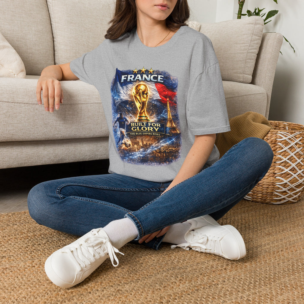 France World Cup Trophy T-Shirt — Built for Glory Soccer Fan Tee
