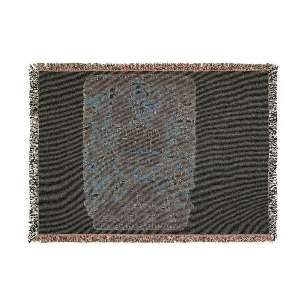 Woven Blanket — Retro Arcade '2026' Pixel Art Throw