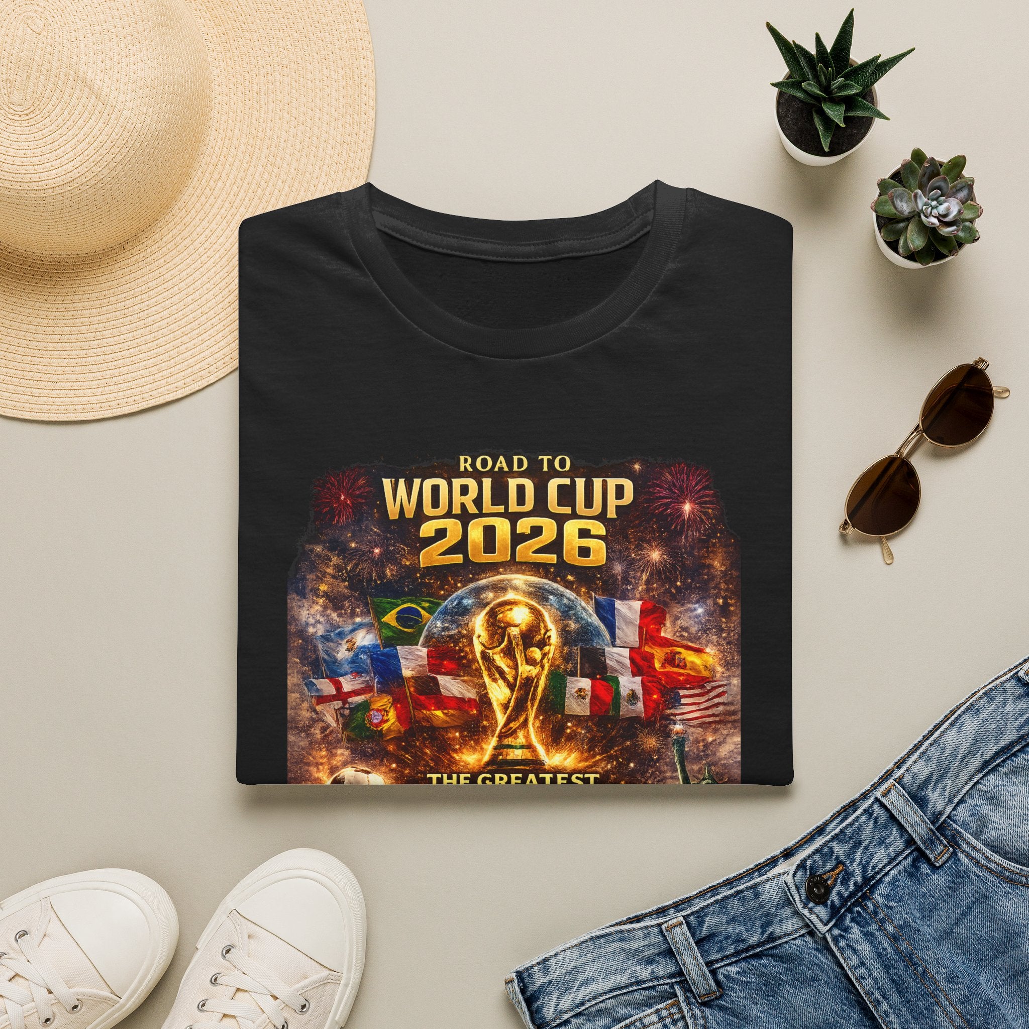 World Cup 2026 T-Shirt — Road to World Cup Graphic Soccer Tee