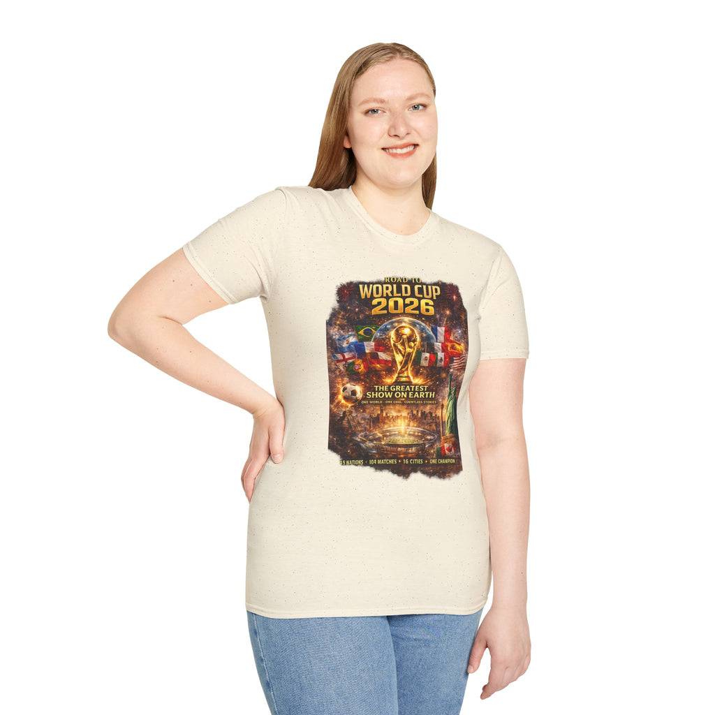 World Cup 2026 T-Shirt — Road to World Cup Graphic Soccer Tee