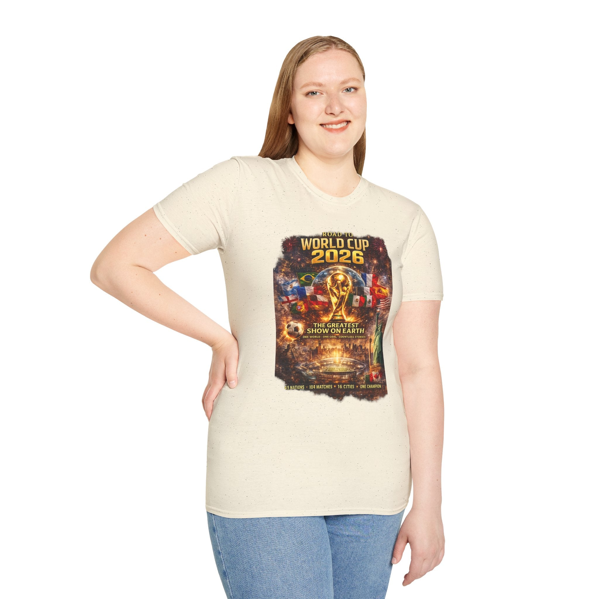 World Cup 2026 T-Shirt — Road to World Cup Graphic Soccer Tee