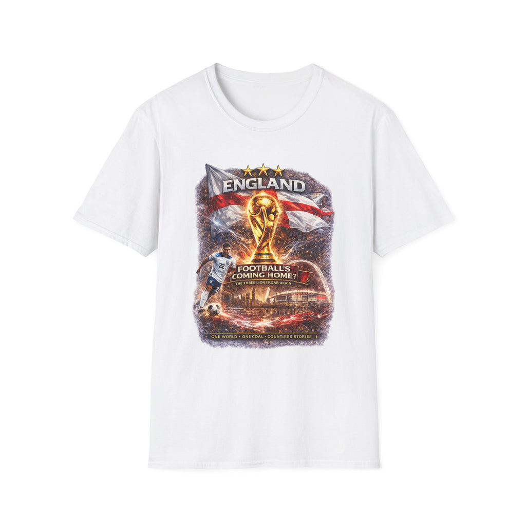 England World Cup 2026 T-Shirt — "Football's Coming Home"