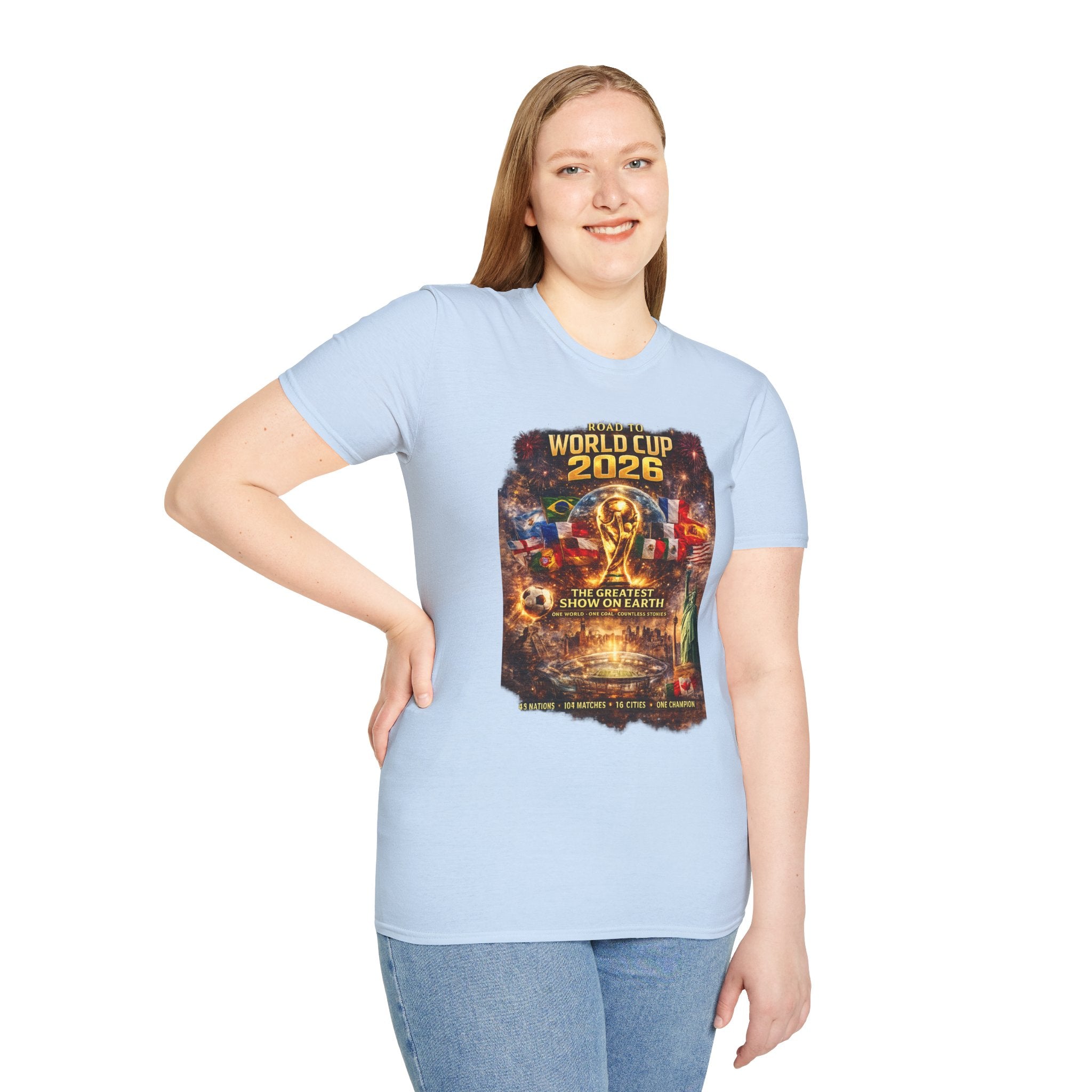 World Cup 2026 T-Shirt — Road to World Cup Graphic Soccer Tee