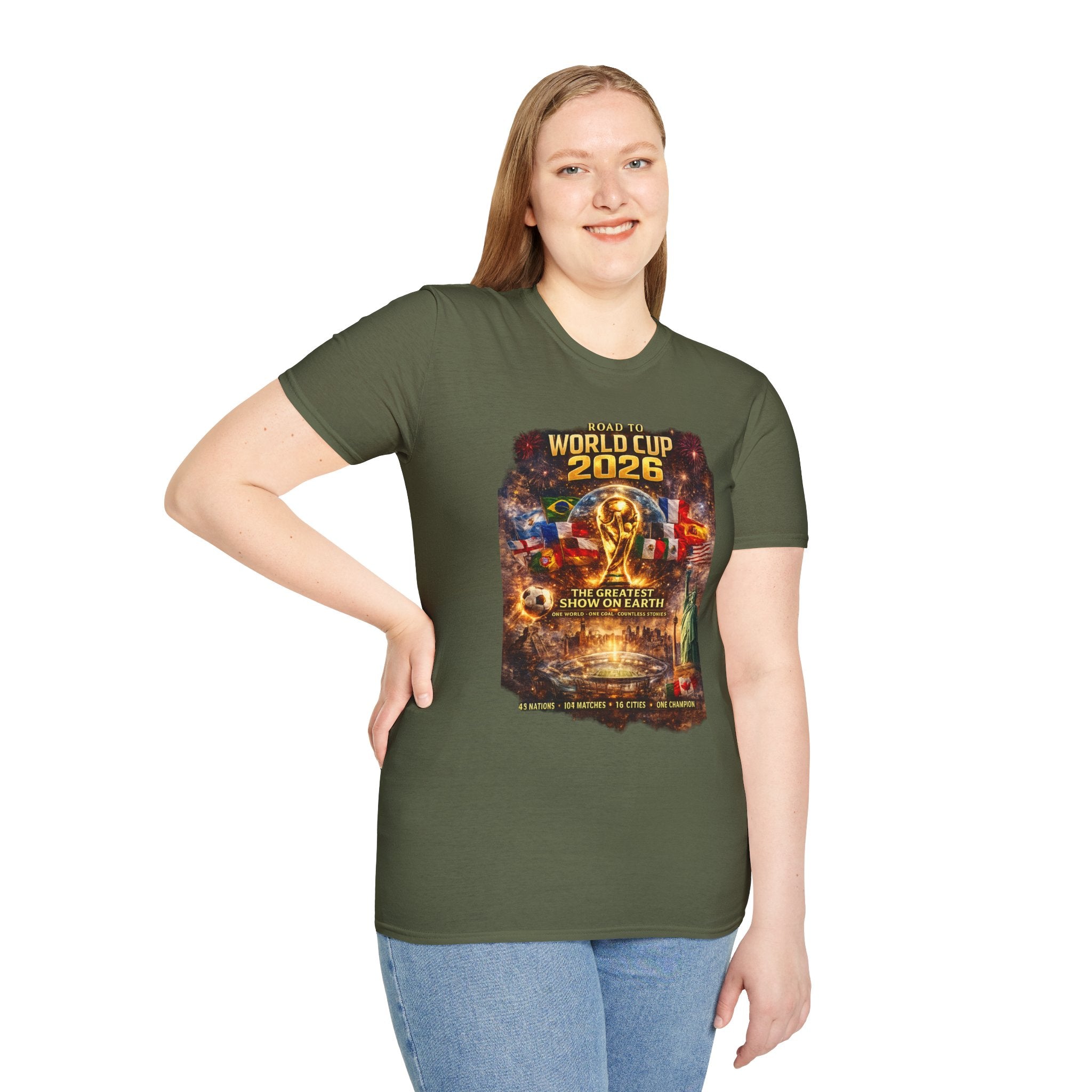 World Cup 2026 T-Shirt — Road to World Cup Graphic Soccer Tee