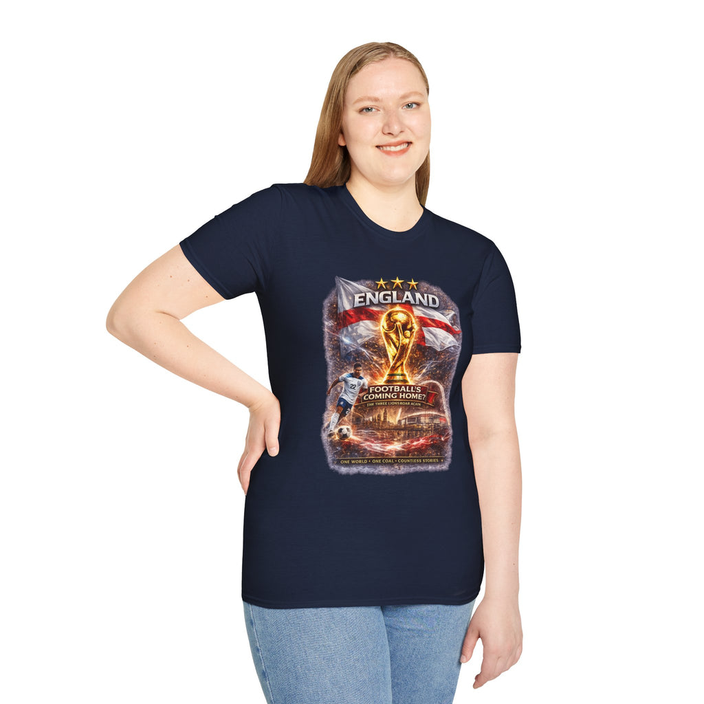 England World Cup 2026 T-Shirt — "Football's Coming Home"