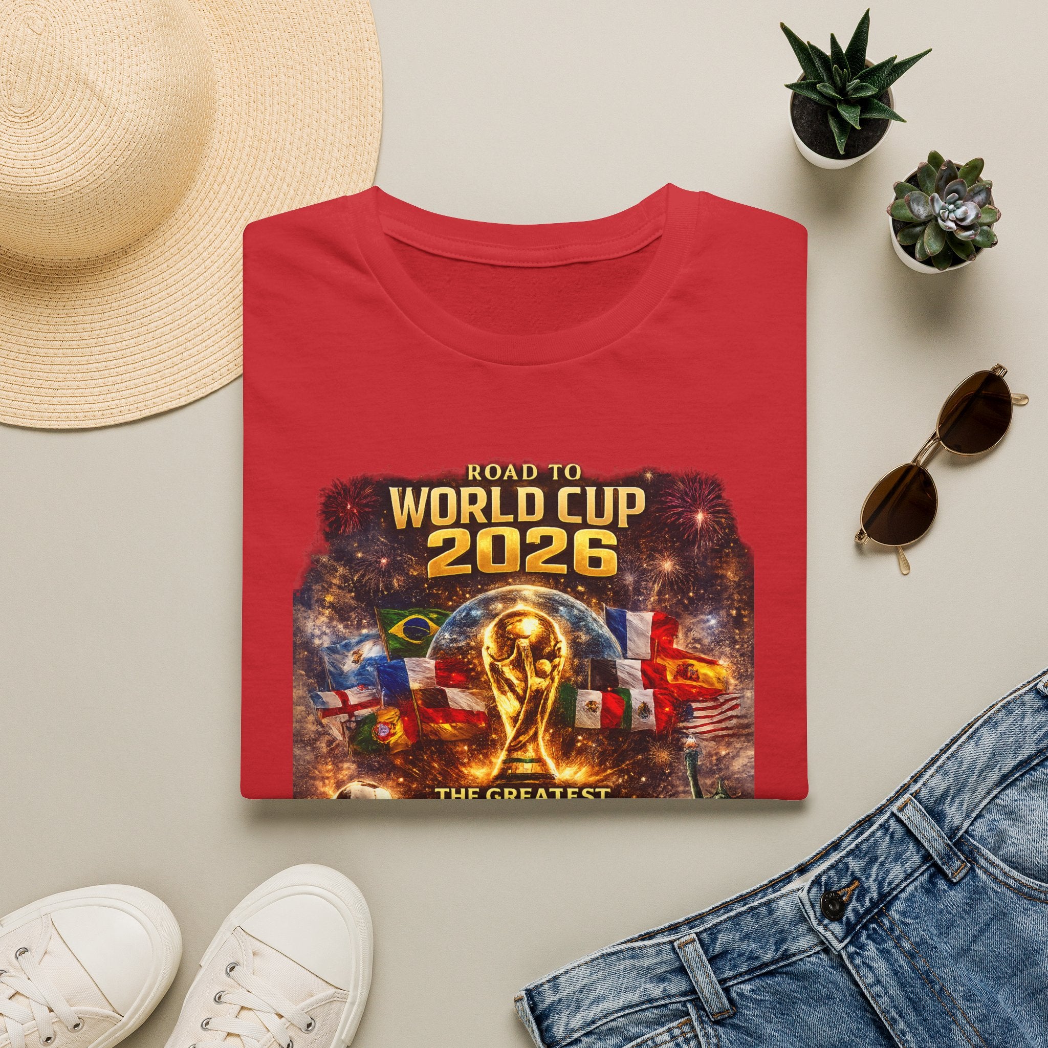 World Cup 2026 T-Shirt — Road to World Cup Graphic Soccer Tee