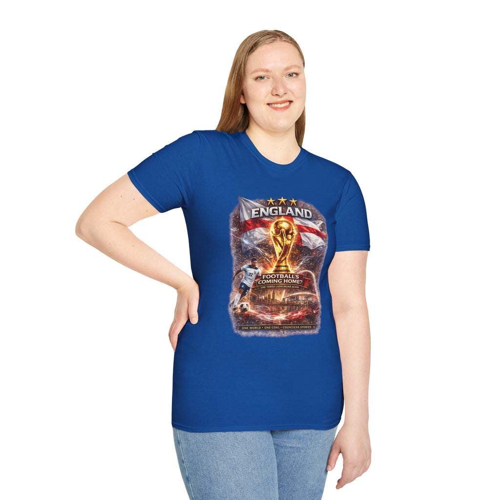 England World Cup 2026 T-Shirt — "Football's Coming Home"
