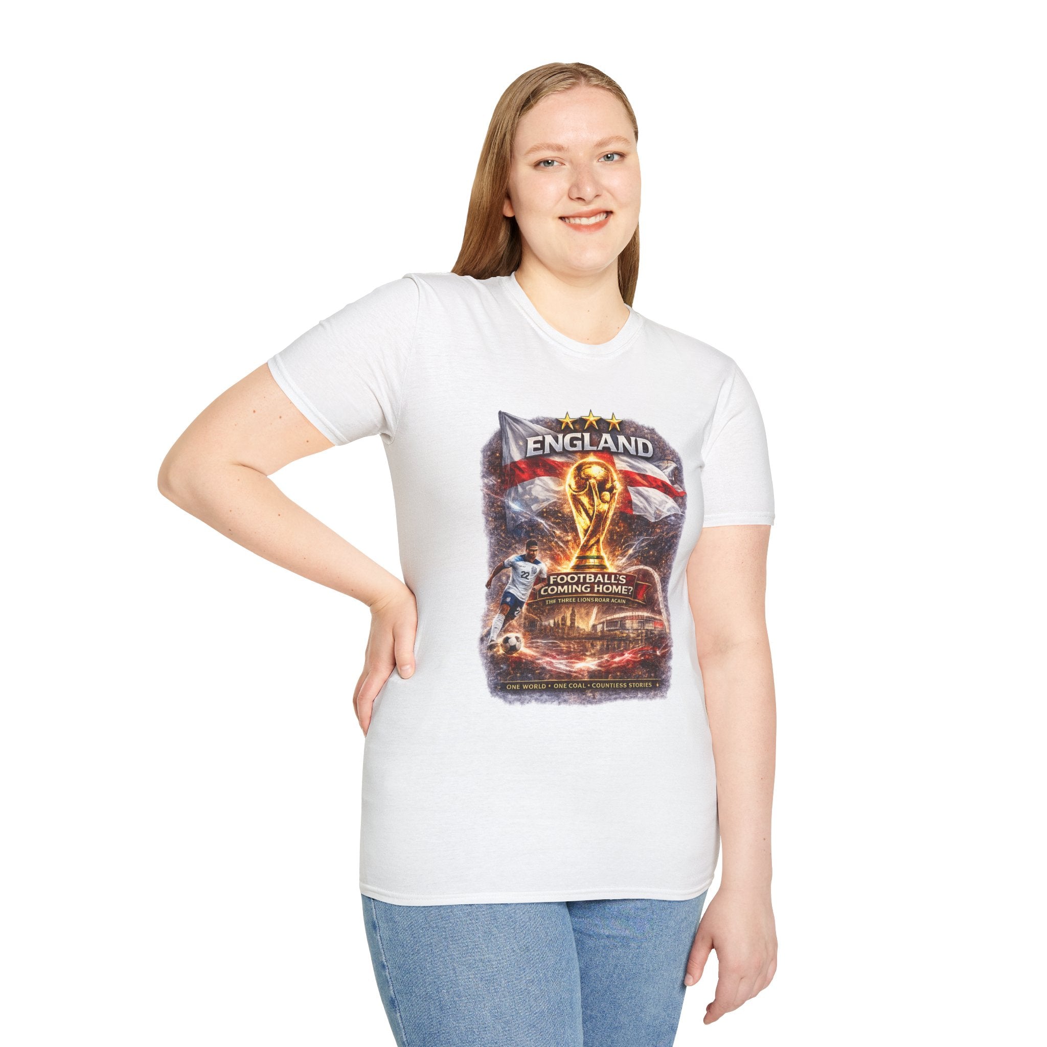 England World Cup 2026 T-Shirt — "Football's Coming Home"