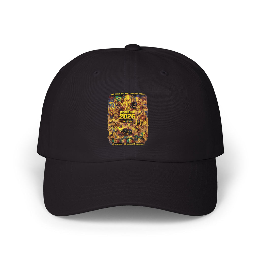 Dad Cap with Gold Glitter 2025 Patch — New Year Celebration Baseball Hat