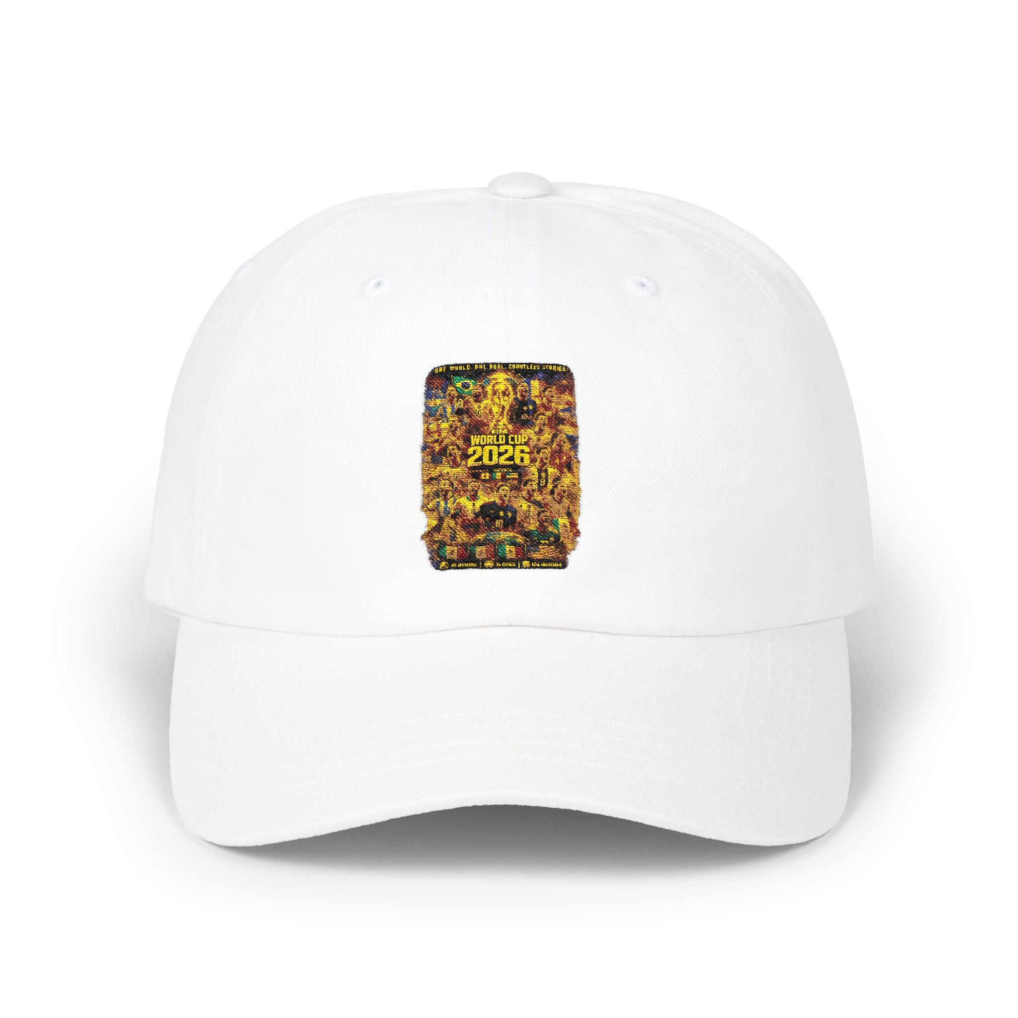 Dad Cap with Gold Glitter 2025 Patch — New Year Celebration Baseball Hat
