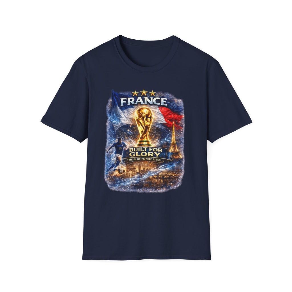 France World Cup Trophy T-Shirt — Built for Glory Soccer Fan Tee