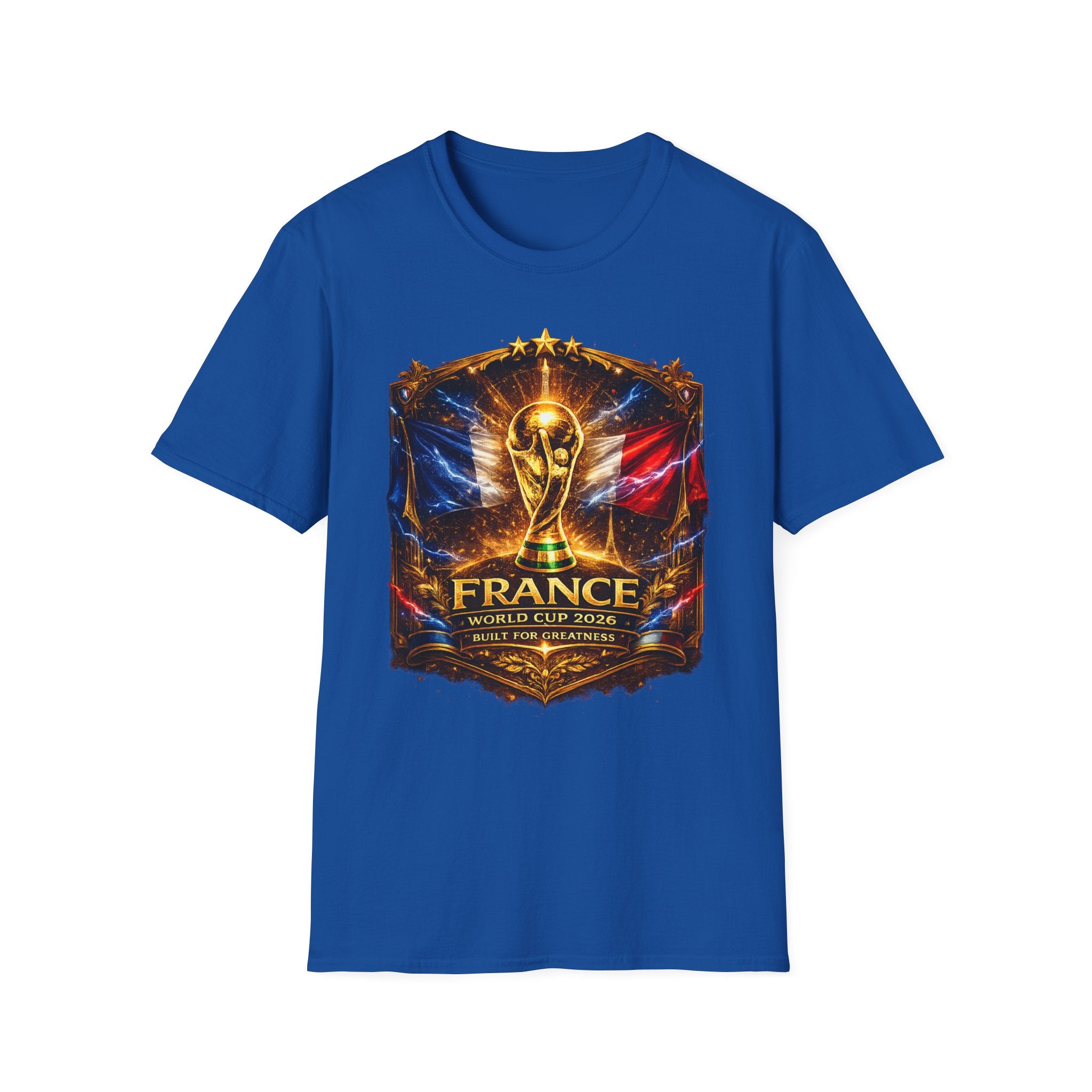 France World Cup Trophy T-Shirt — Golden FIFA Champion Graphic Tee