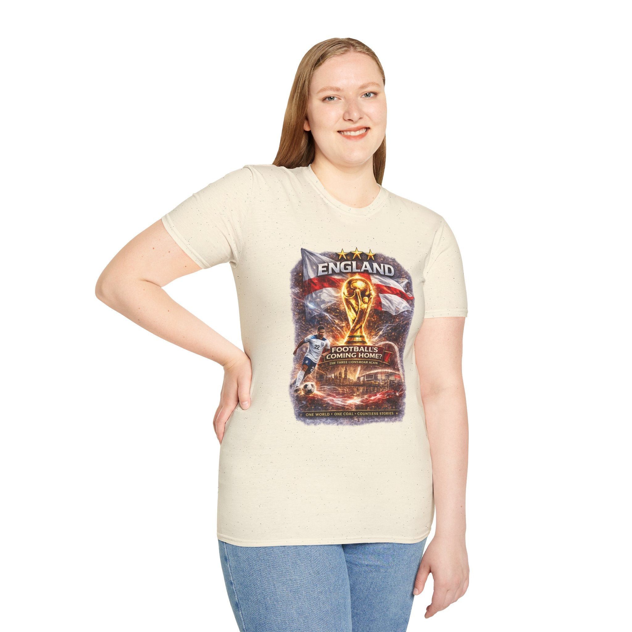 England World Cup 2026 T-Shirt — "Football's Coming Home"