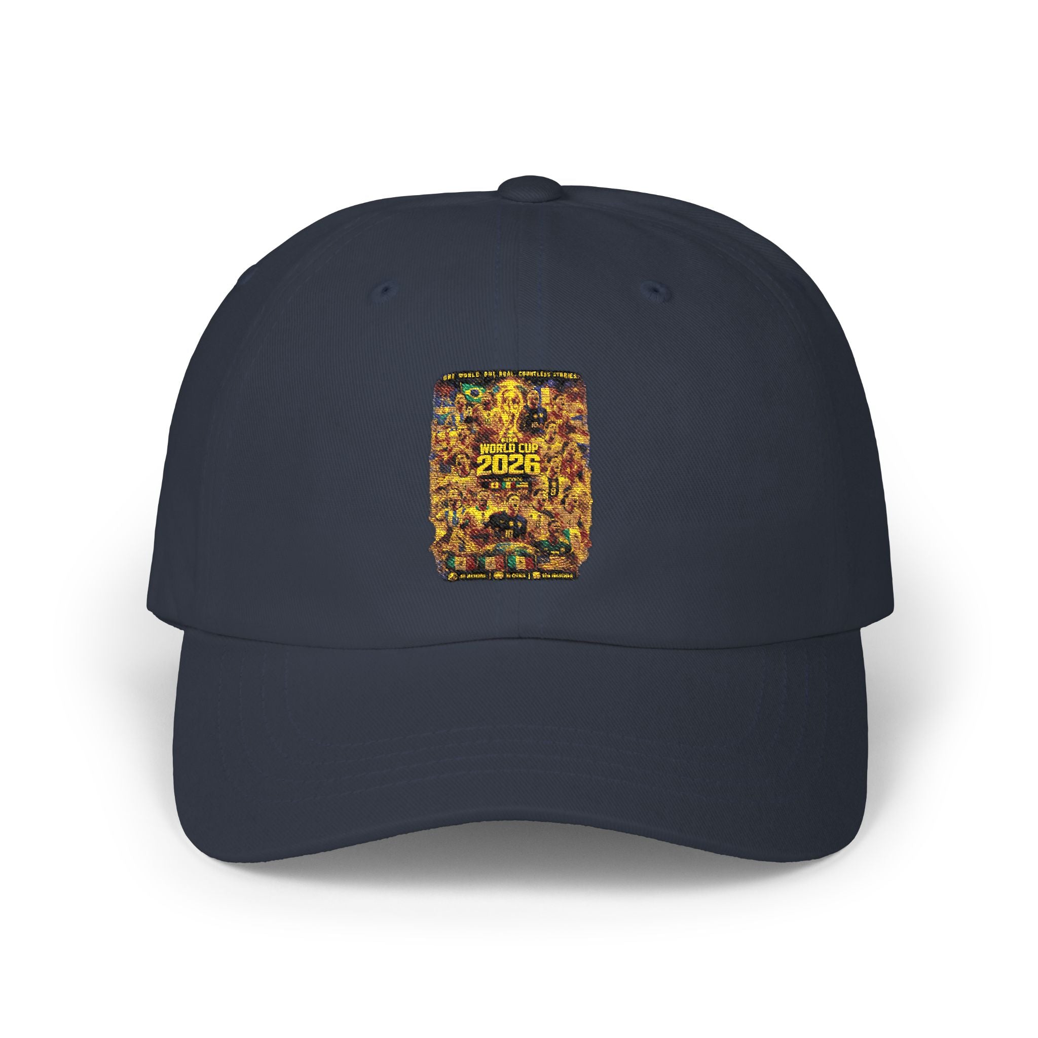 Dad Cap with Gold Glitter 2025 Patch — New Year Celebration Baseball Hat