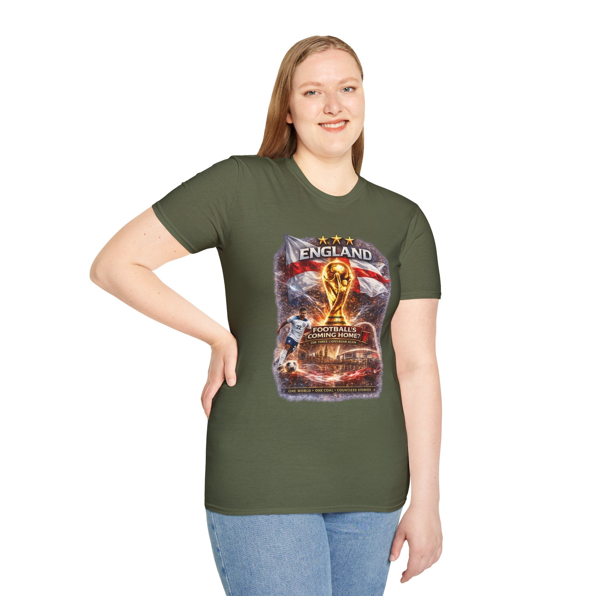 England World Cup 2026 T-Shirt — "Football's Coming Home"