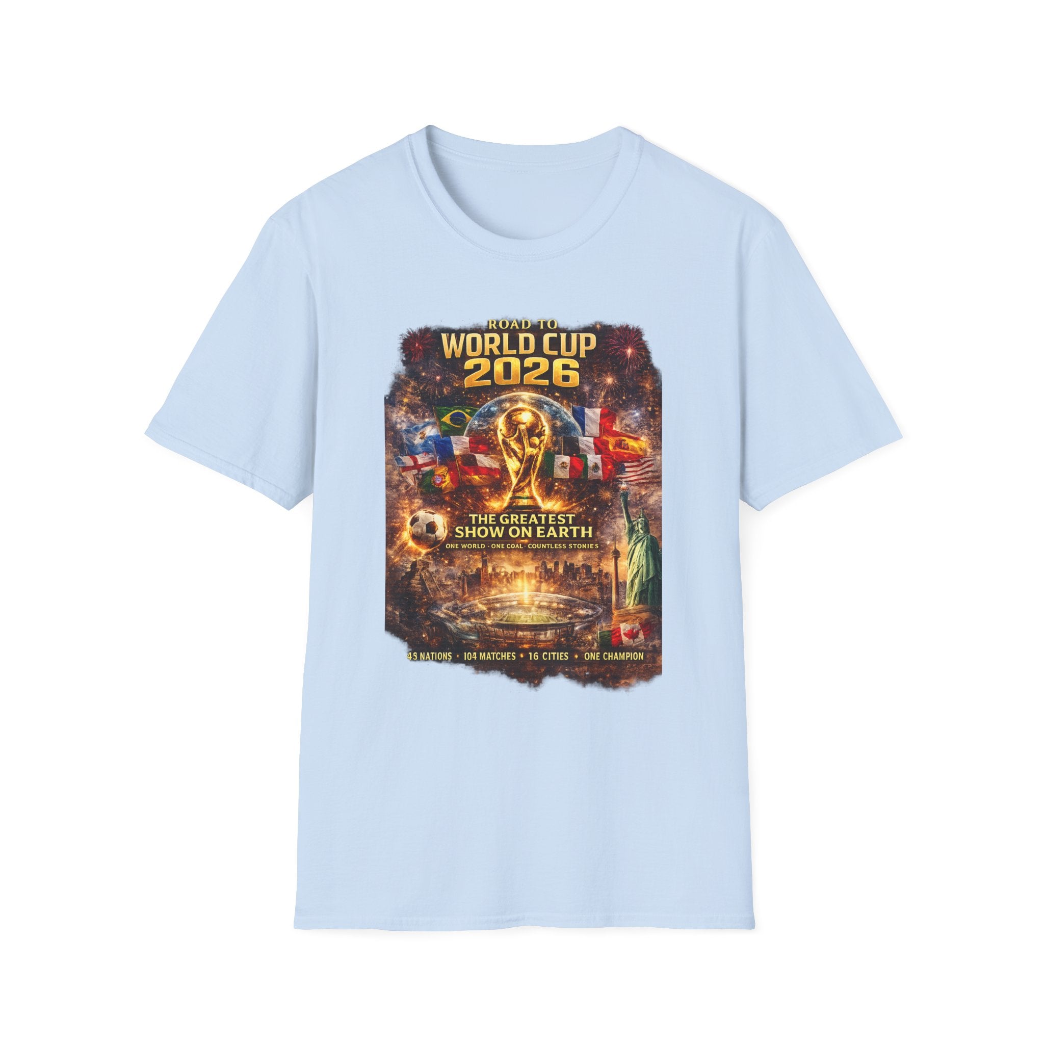 World Cup 2026 T-Shirt — Road to World Cup Graphic Soccer Tee