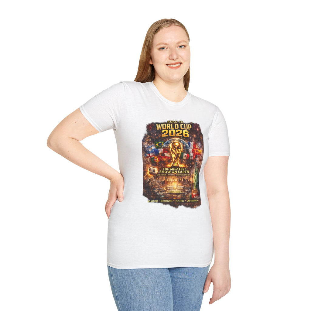World Cup 2026 T-Shirt — Road to World Cup Graphic Soccer Tee