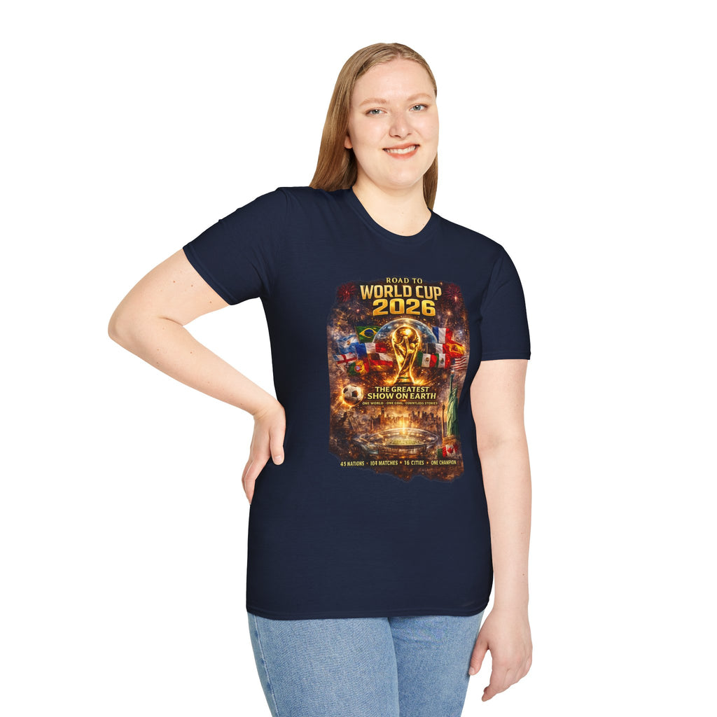 World Cup 2026 T-Shirt — Road to World Cup Graphic Soccer Tee